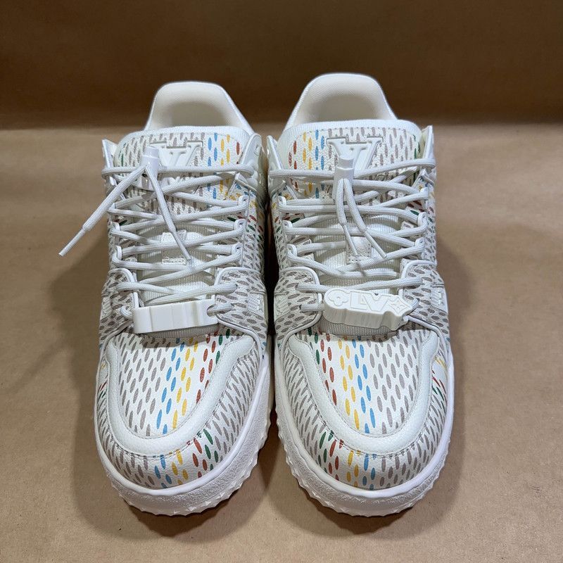 Louis Vuitton Louis Vuitton Trainer Leather Low-Top Sneakers -2508 Size US 8.5 / EU 41-42 - 2 Thumbnail