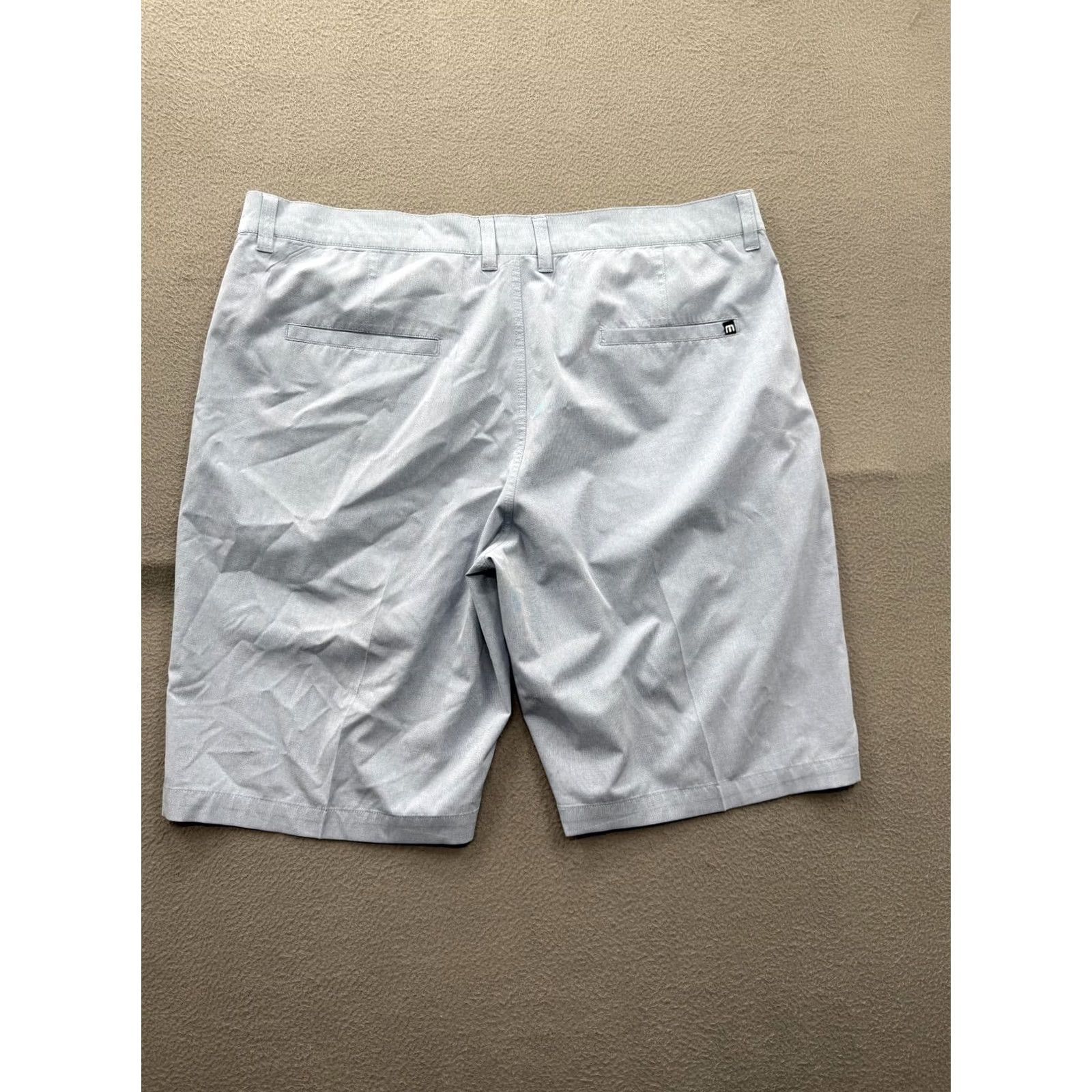 TravisMathew Travis Mathew Shorts Mens 38 Blue Chino Stretch 10 Inseam Golf Casual Summer Mens Size US 38 / EU 54 - 2 Thumbnail