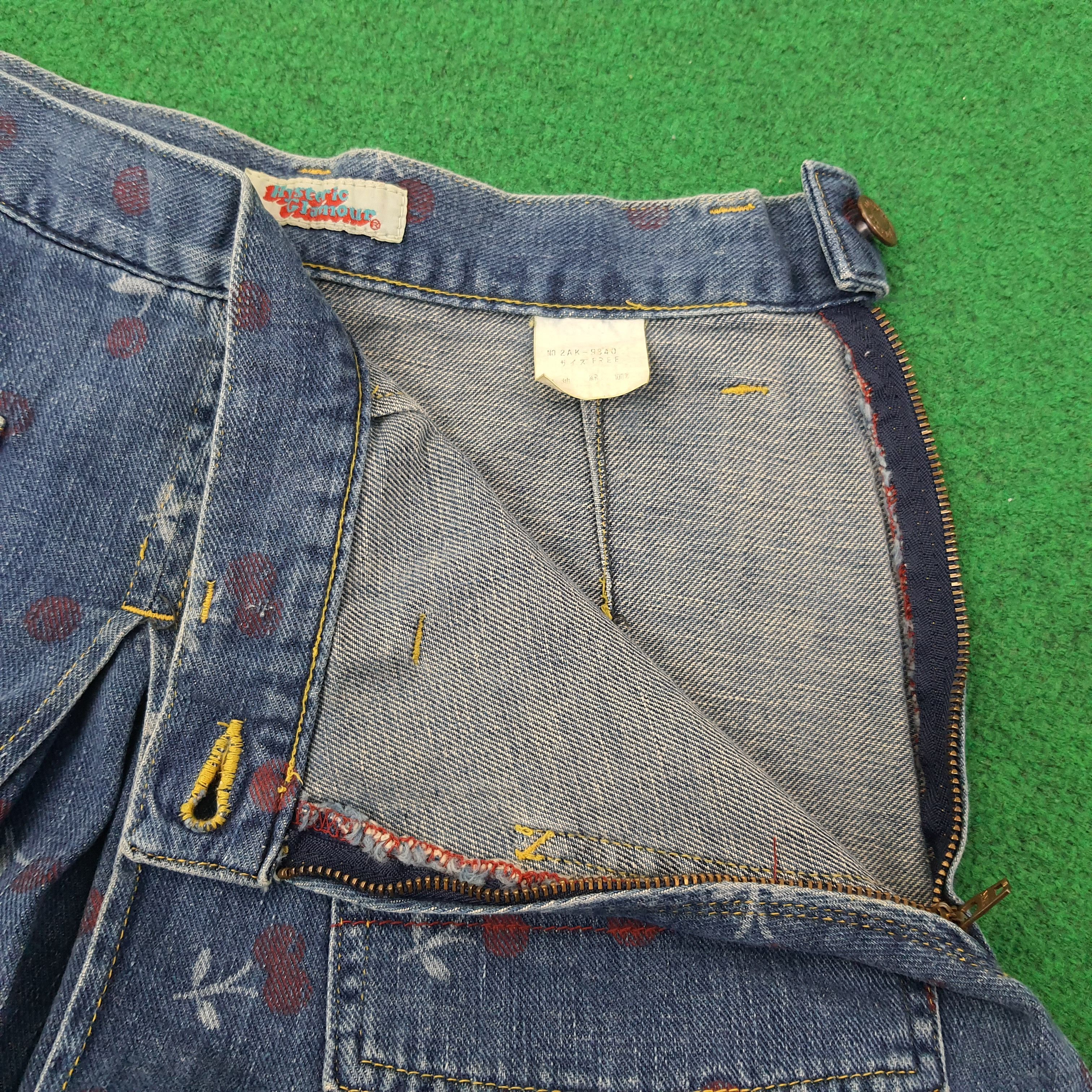 Hysteric Glamour Vintage Hysteric Glamour Custom Logo Mini Skirt C265N12 Size 24" / US 00 / IT 34 - 4 Thumbnail