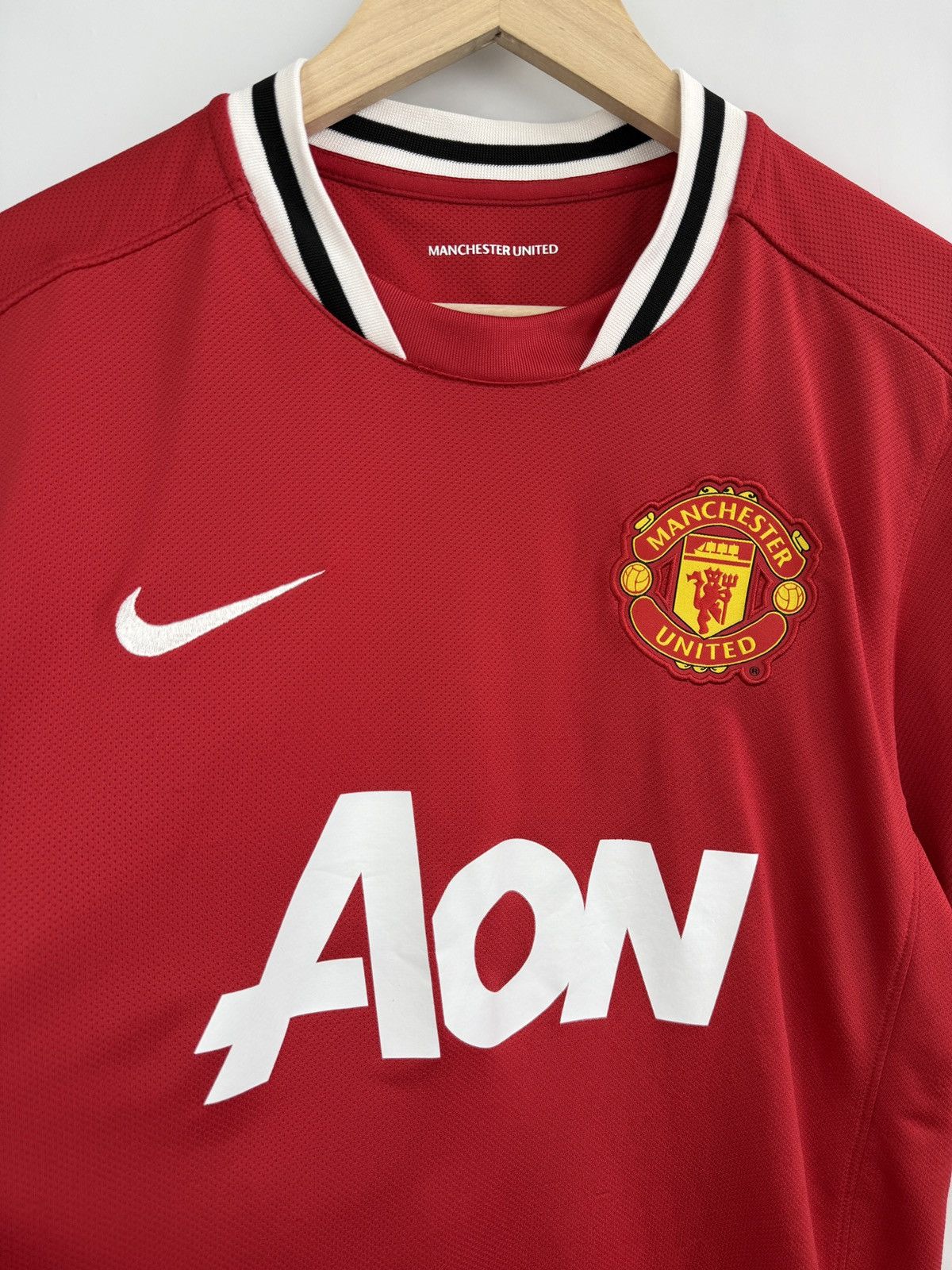 Nike 🏴󠁧󠁢󠁥󠁮󠁧󠁿 Y2K Nike Manchester United Soccer Jersey Dri Fit Rare Size US M / EU 48-50 / 2 - 4 Thumbnail