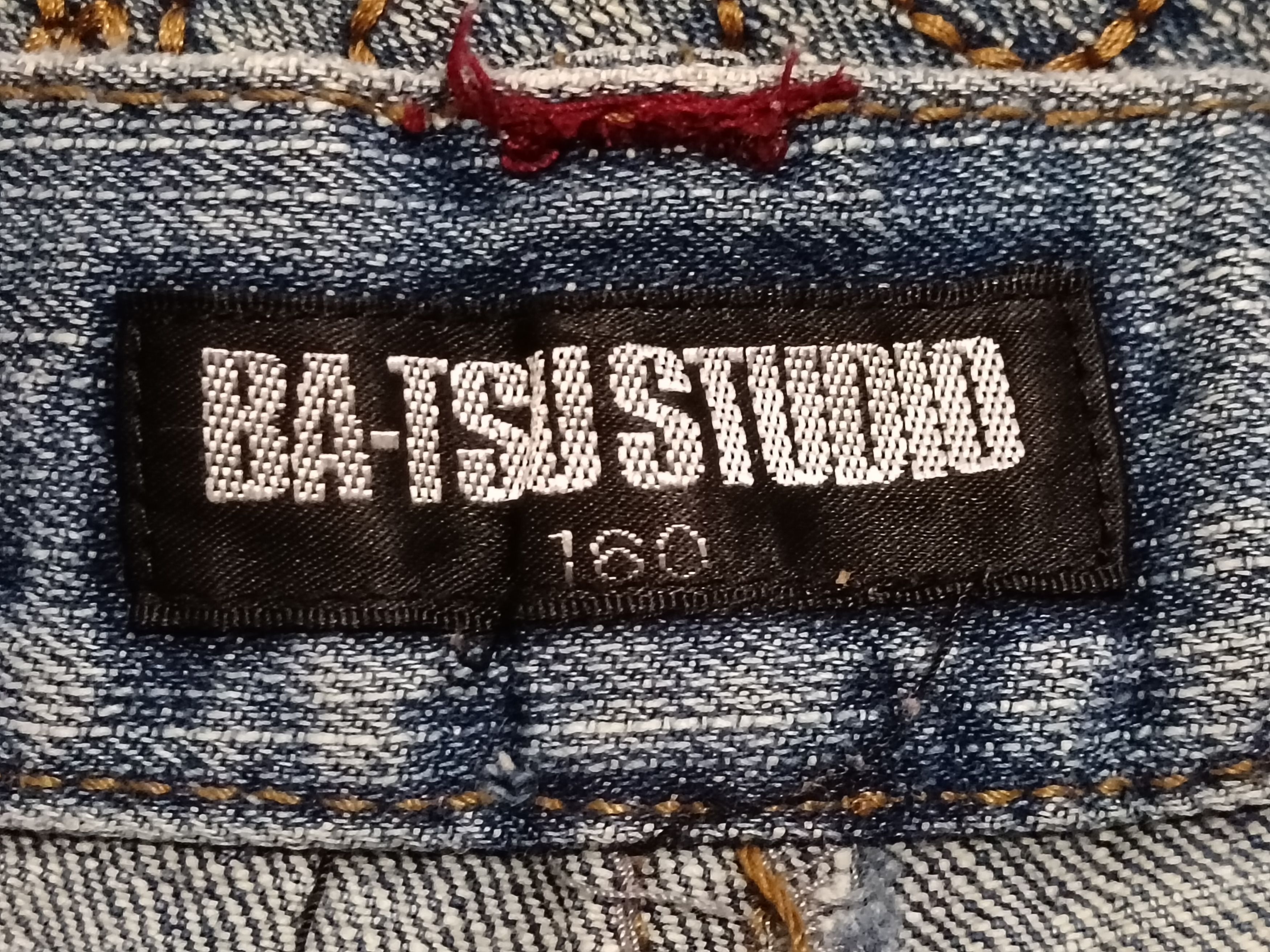 Japanese Brand BA-TSU STUDIOS STUDDED PATCHWORK RARE DESIGN JEANS Size US 29 - 4 Thumbnail