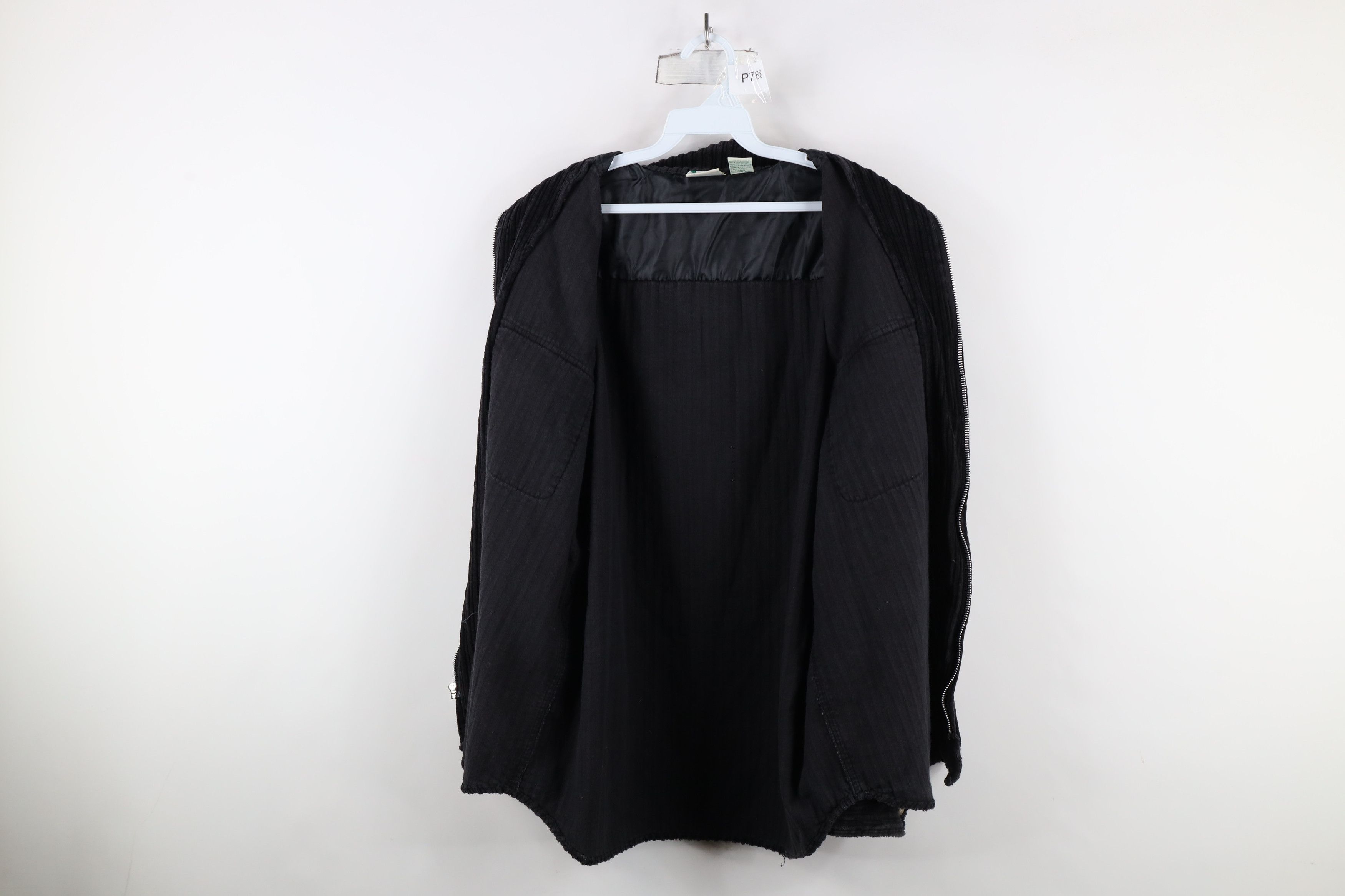 Vintage Vintage 90s Streetwear Full Zip Shirt Jacket Shacket Black Size US L / EU 52-54 / 3 - 9 Thumbnail