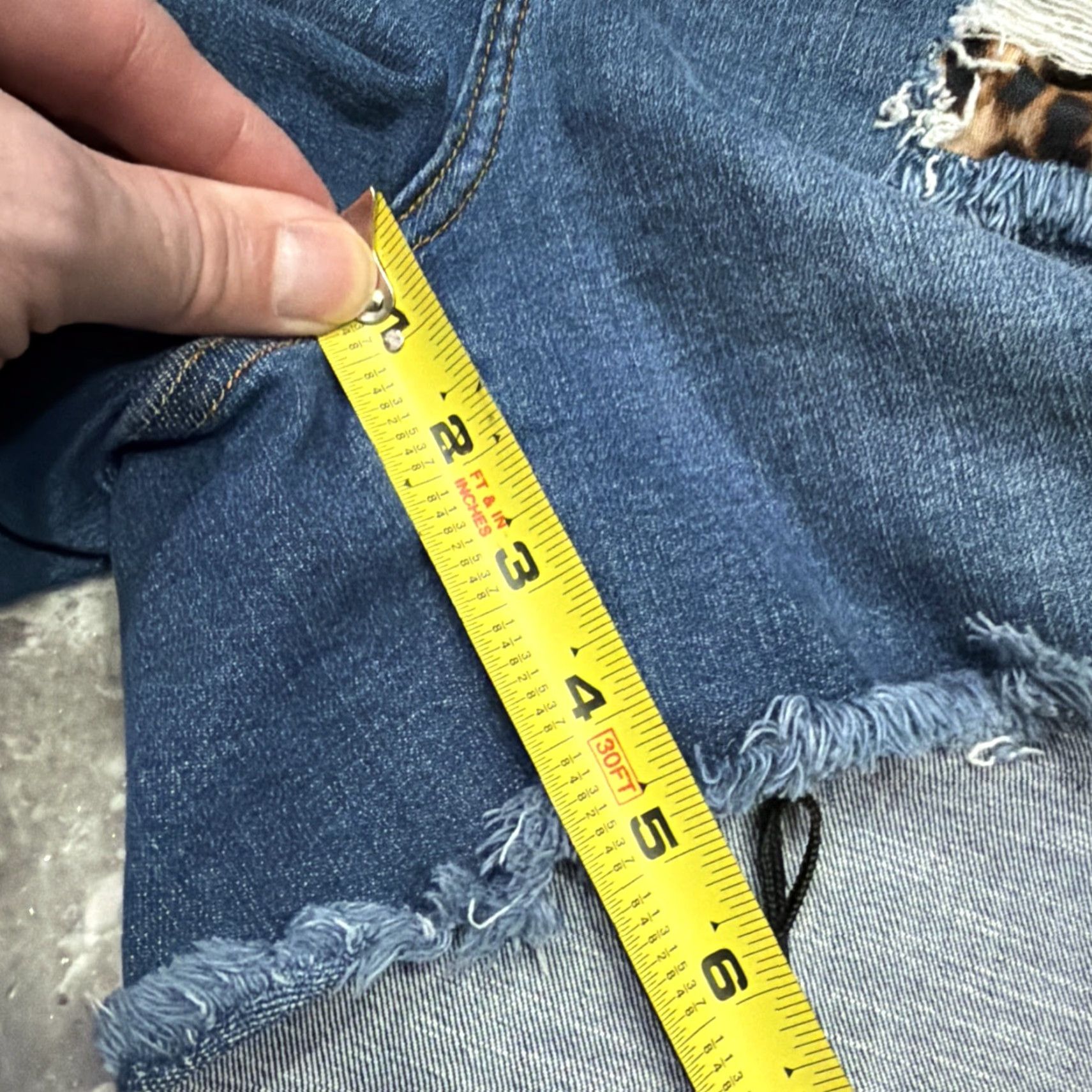 Vintage Judy Blue High Waist V-Front Bermuda Denim Shorts Size 1XL x 5 Dark Wash Stretch Size 40" / US 18 - 4 Thumbnail
