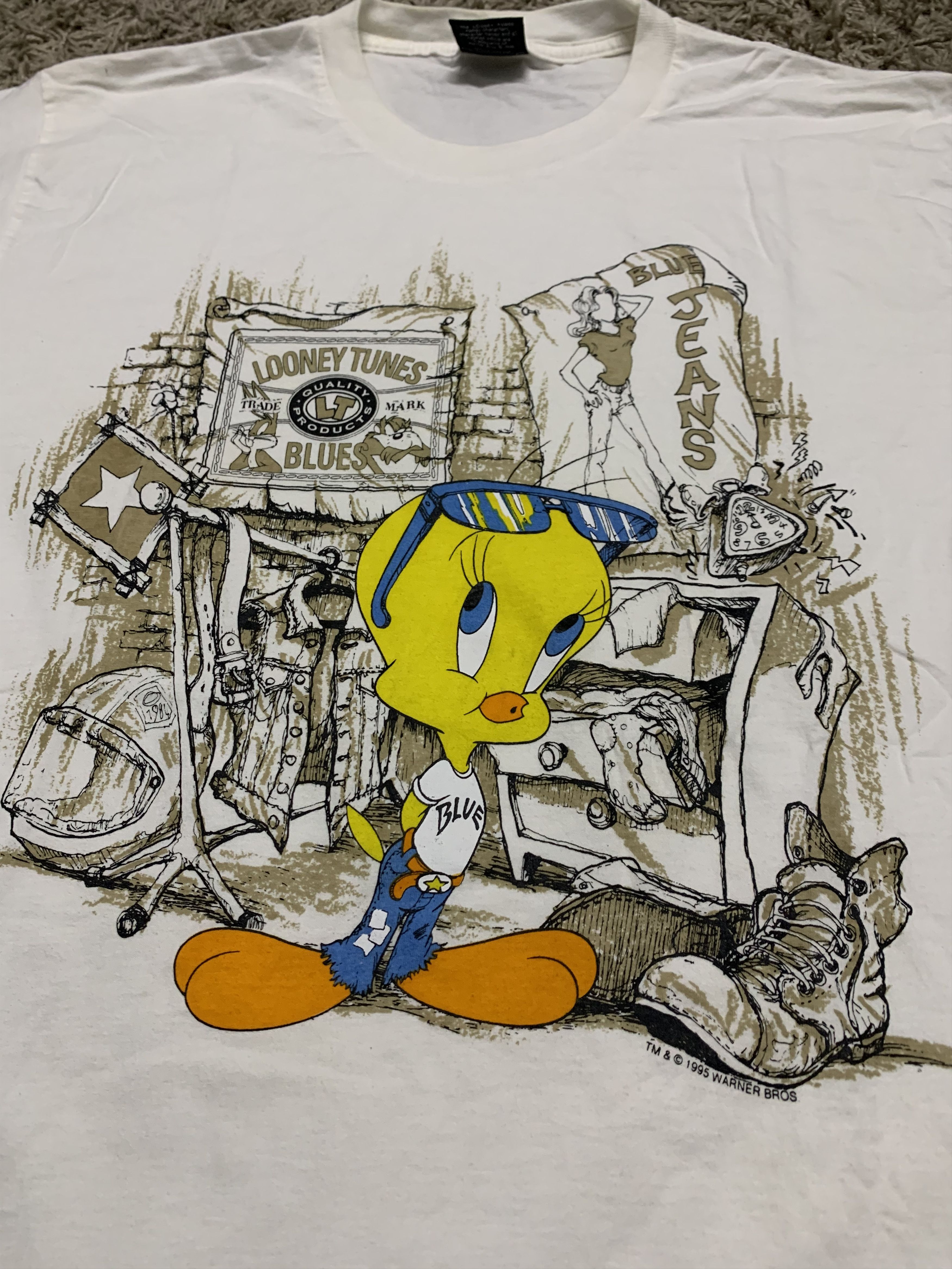 Warner Bros Vintage looney tunes tshirt Size US L / EU 52-54 / 3 - 2 Thumbnail