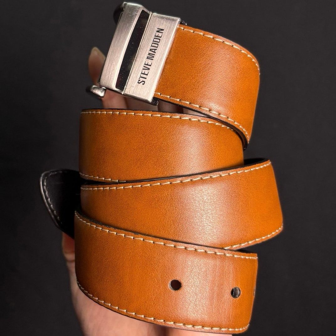 Steve Madden Brown Steve Madden Men’s Belt Size ONE SIZE - 4 Thumbnail