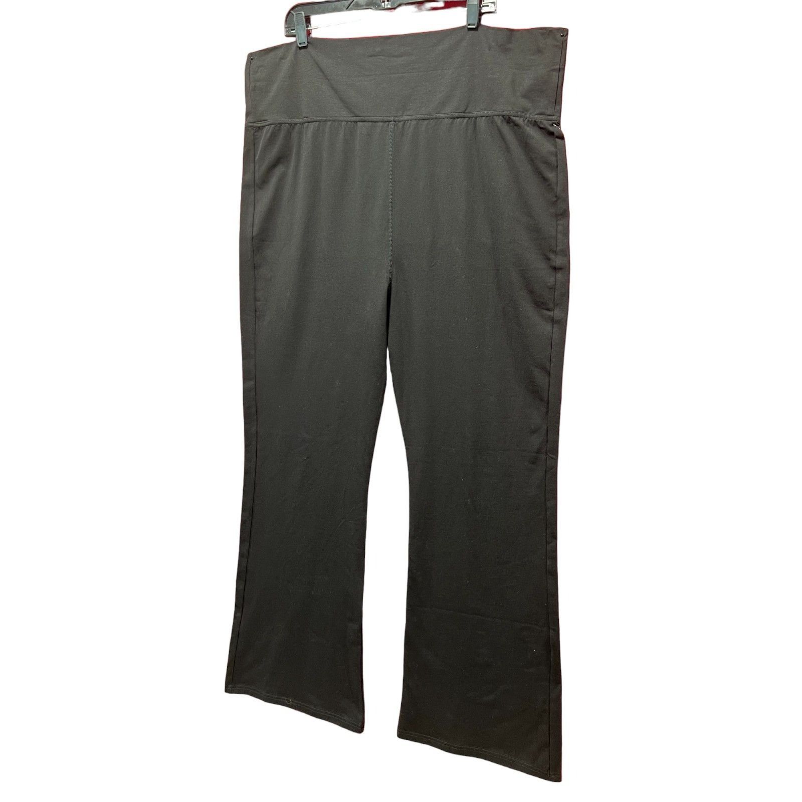 Other Rue + - Women's Stretch Flare Leg Pants - Black - 4X Size 42" / US 20 - 14 Thumbnail