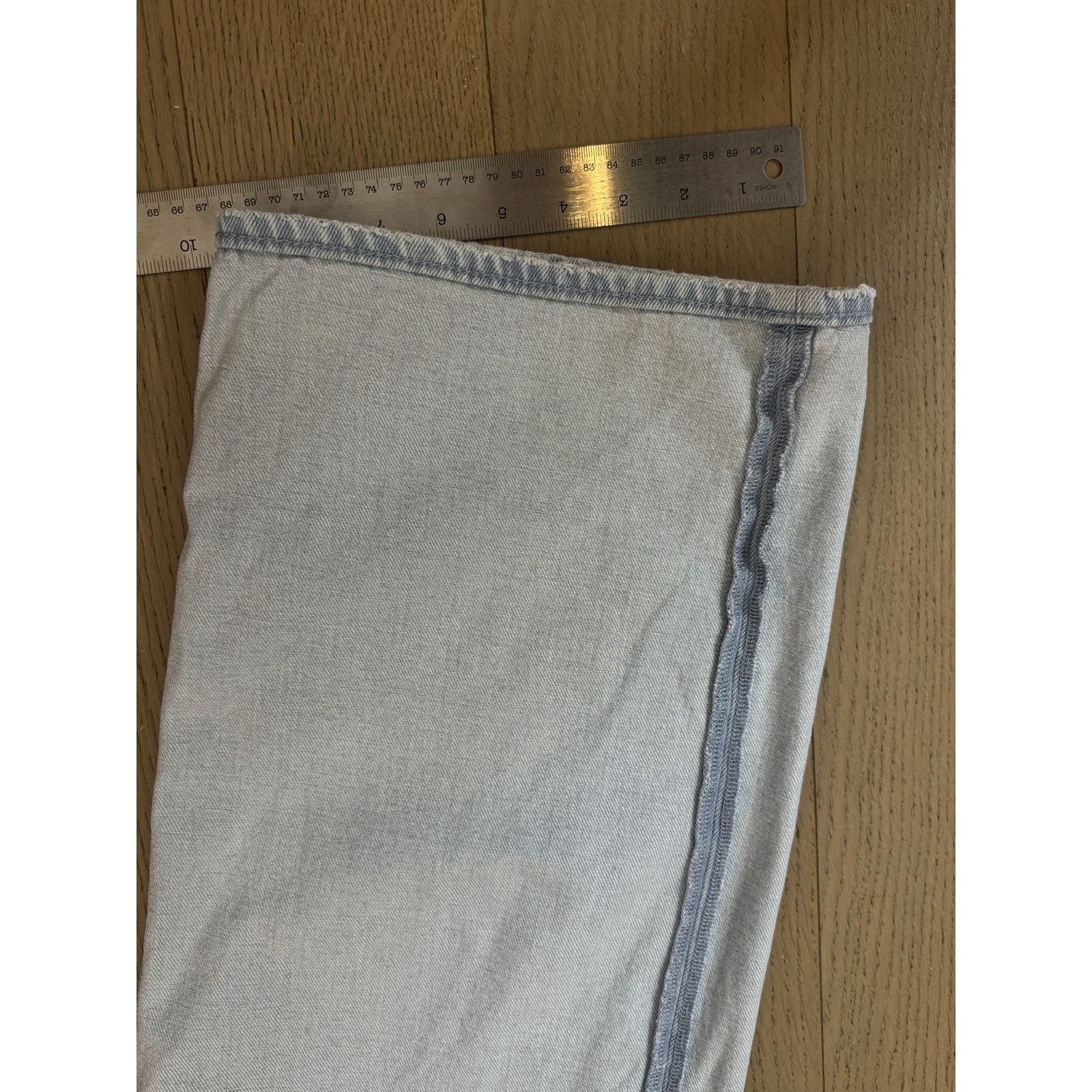 Madewell Madewell Superwide-Leg Jeans High Rise, 100% Cotton Size 28" / US 6 / IT 42 - 13 Thumbnail