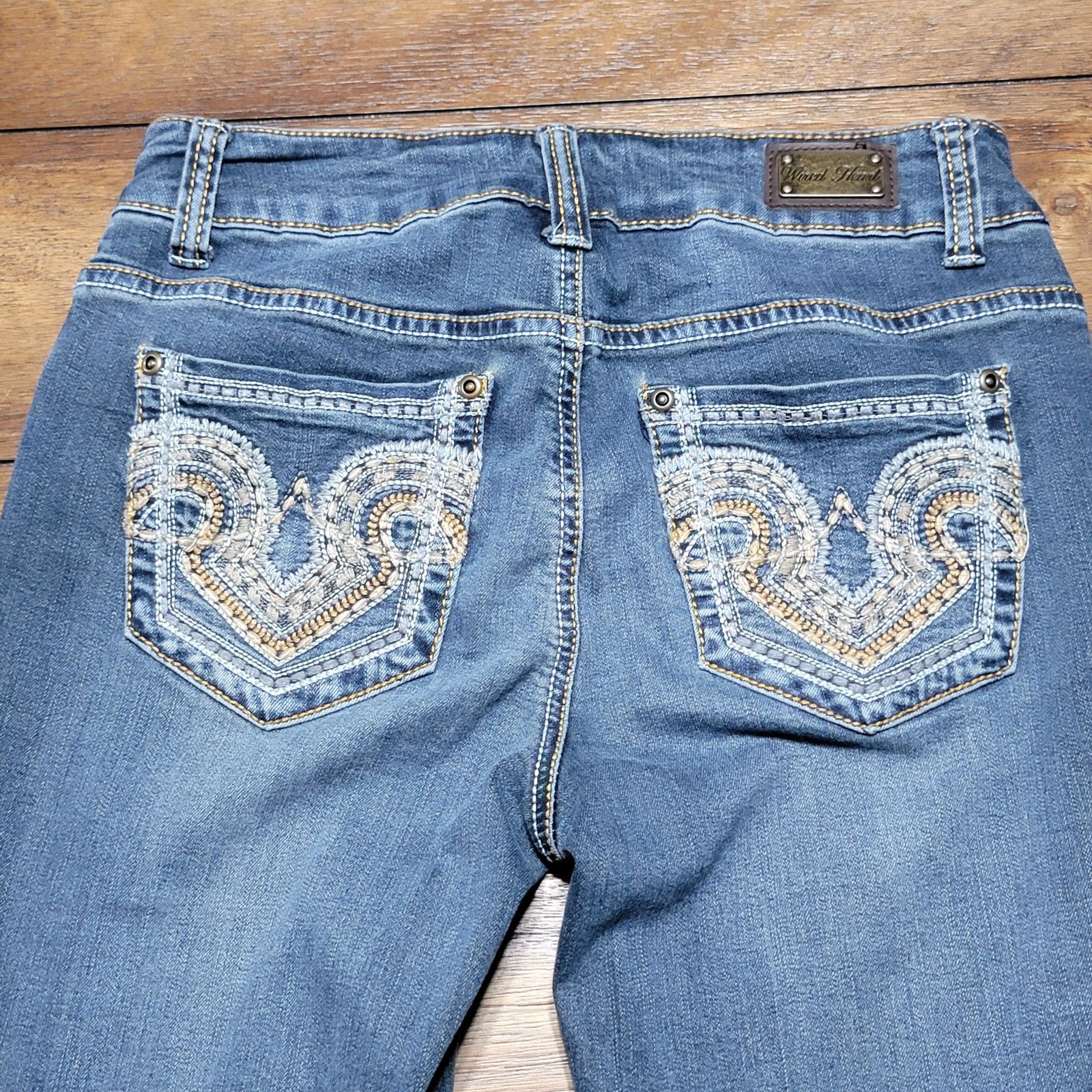 Other Wired Heart Straight Stretch w/ Embroidered Pockets -Size 26 Size 28" / US 6 / IT 42 - 2 Thumbnail