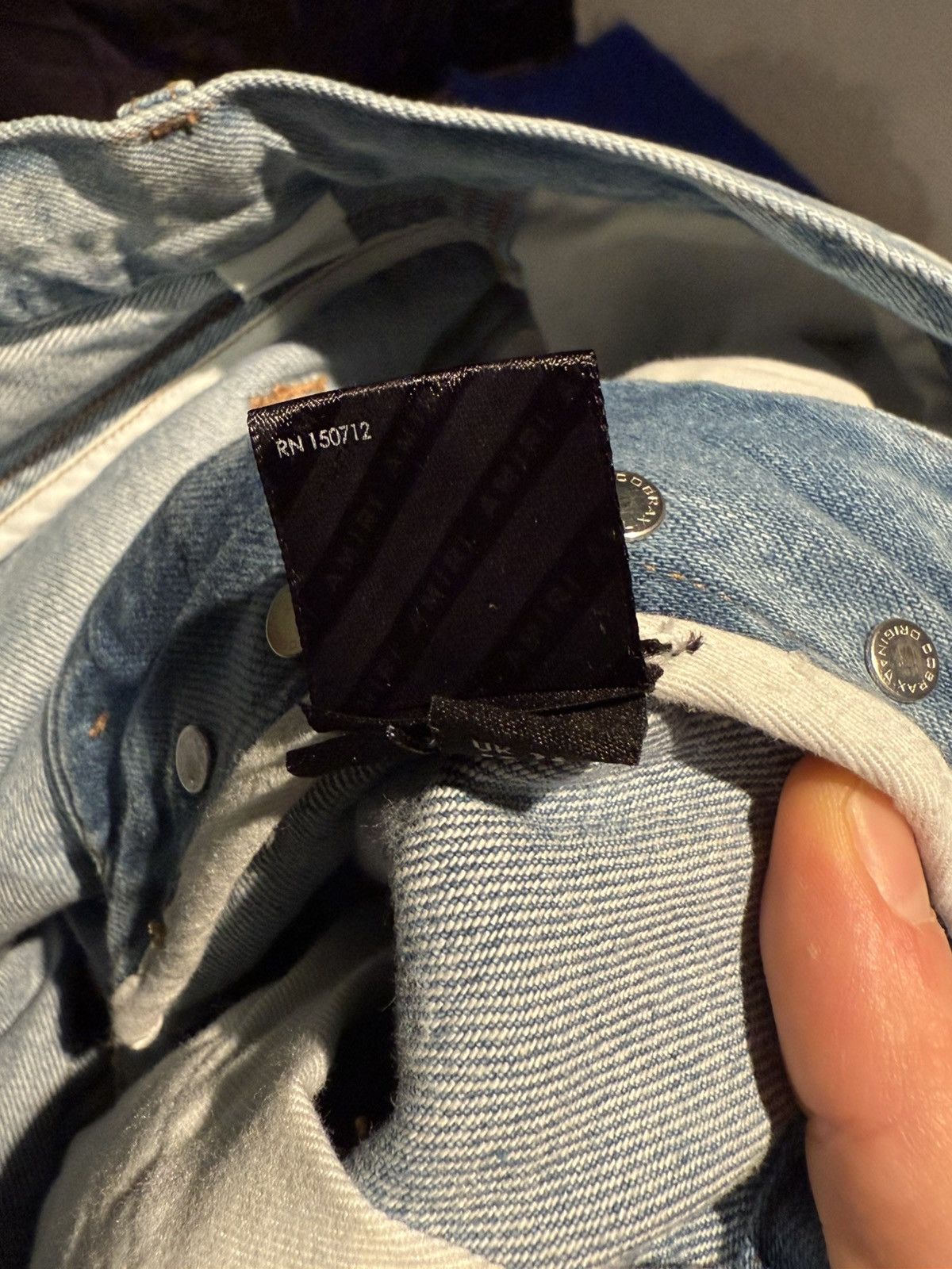 Amiri AMIRI Carpenter Jeans Size 32 DSWT Made in USA Retail $1100 Size US 32 / EU 48 - 13 Thumbnail