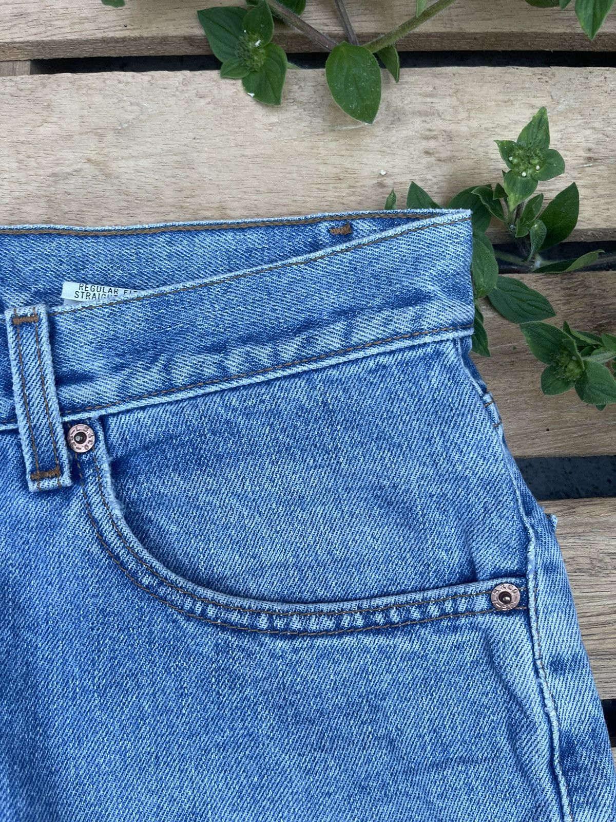 Levi's × Levi's Vintage Clothing × Vintage Vintage Levi's 505 Light Wash Denim Jeans Size 31x30 Size US 31 - 8 Thumbnail