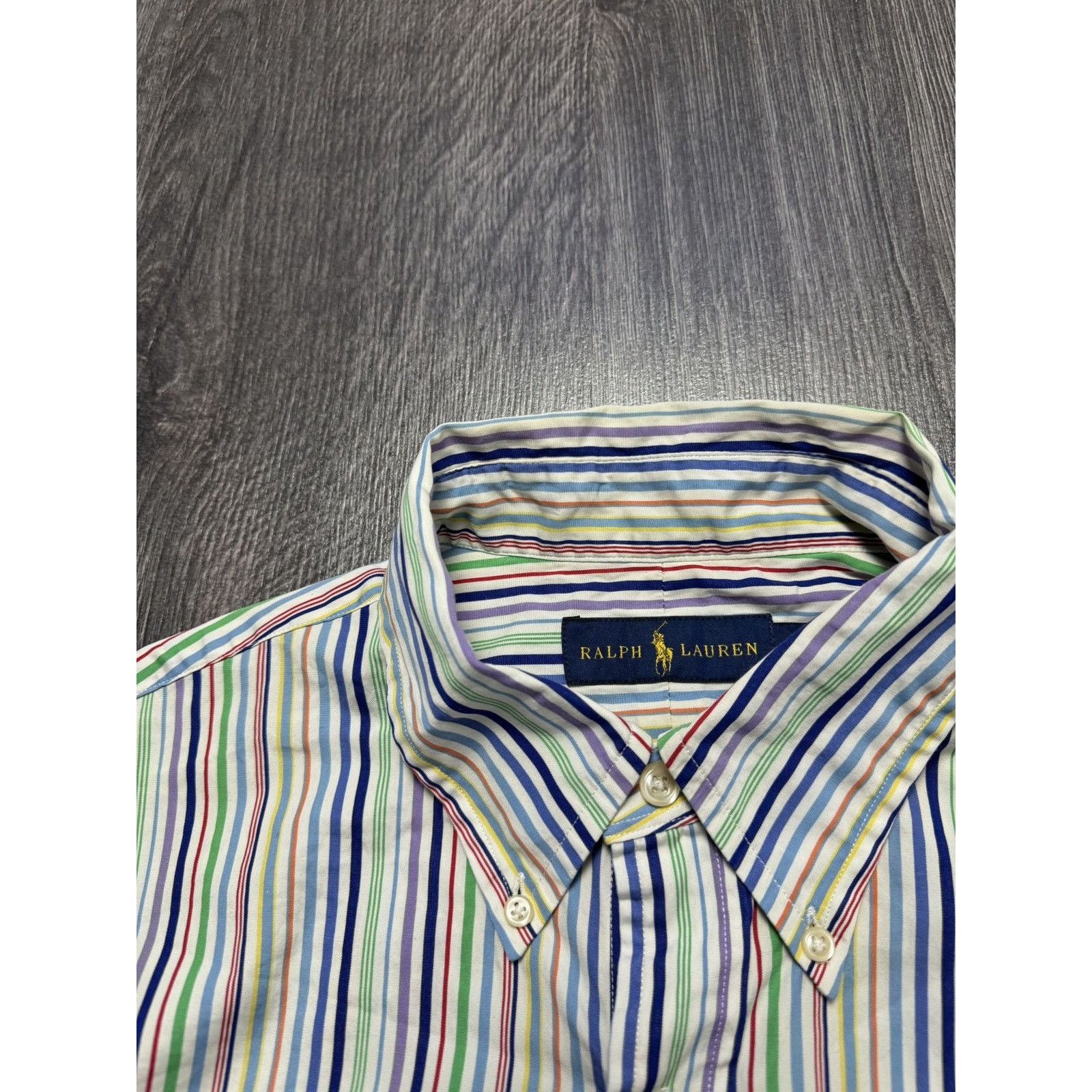 Polo Ralph Lauren × Vintage Y2K Polo Ralph Lauren Striped Shirt Size US L / EU 52-54 / 3 - 6 Thumbnail