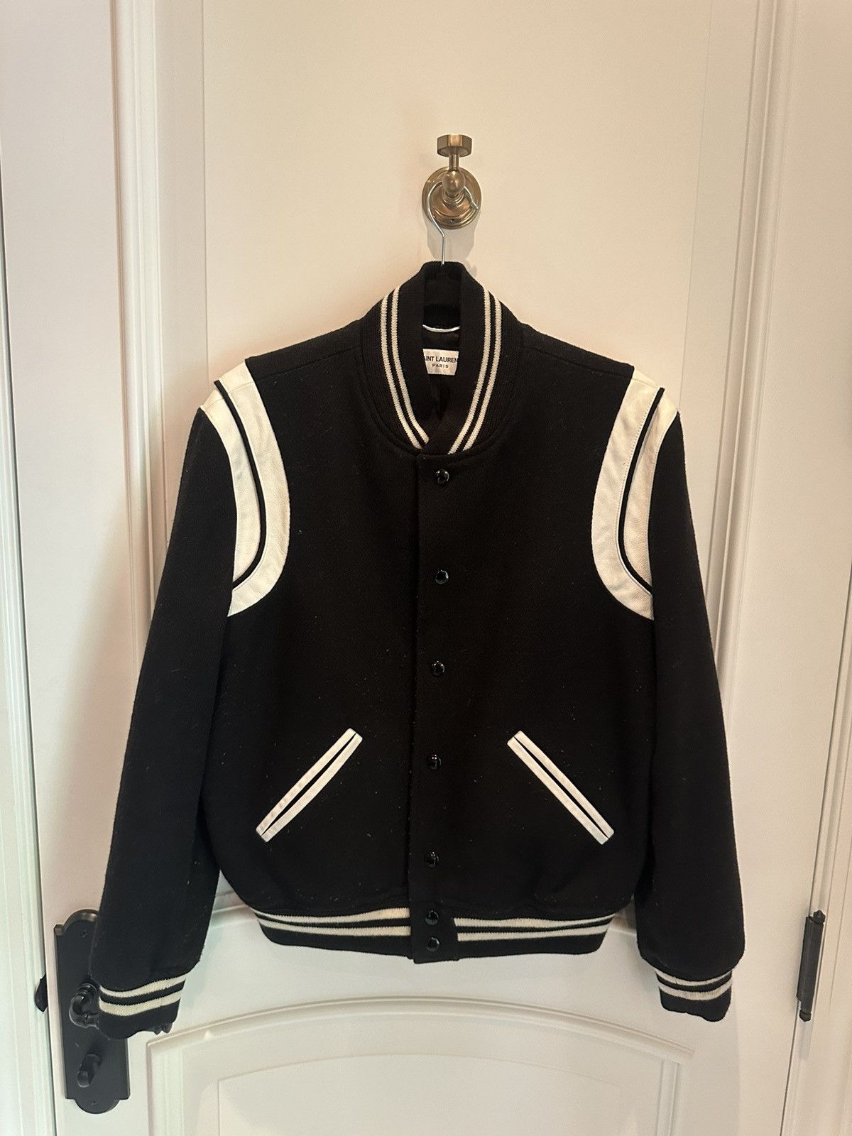 Saint Laurent Paris × Yves Saint Laurent Saint Laurent Teddy Jacket Size US M / EU 48-50 / 2 - 4 Thumbnail