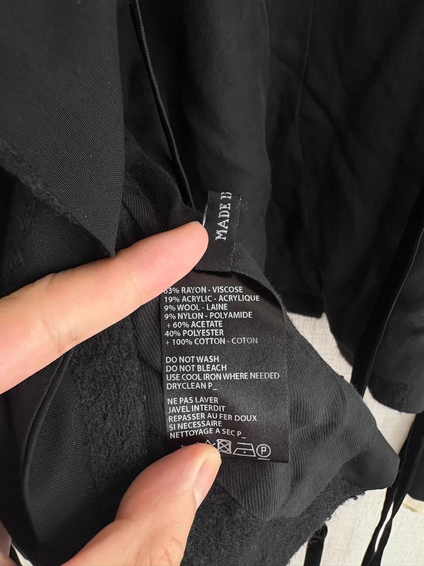 Ann Demeulemeester Ann Demeulemeester Blk Short Blazer 36 Lace Cuffs Size XS / US 0-2 / IT 36-38 - 5 Thumbnail