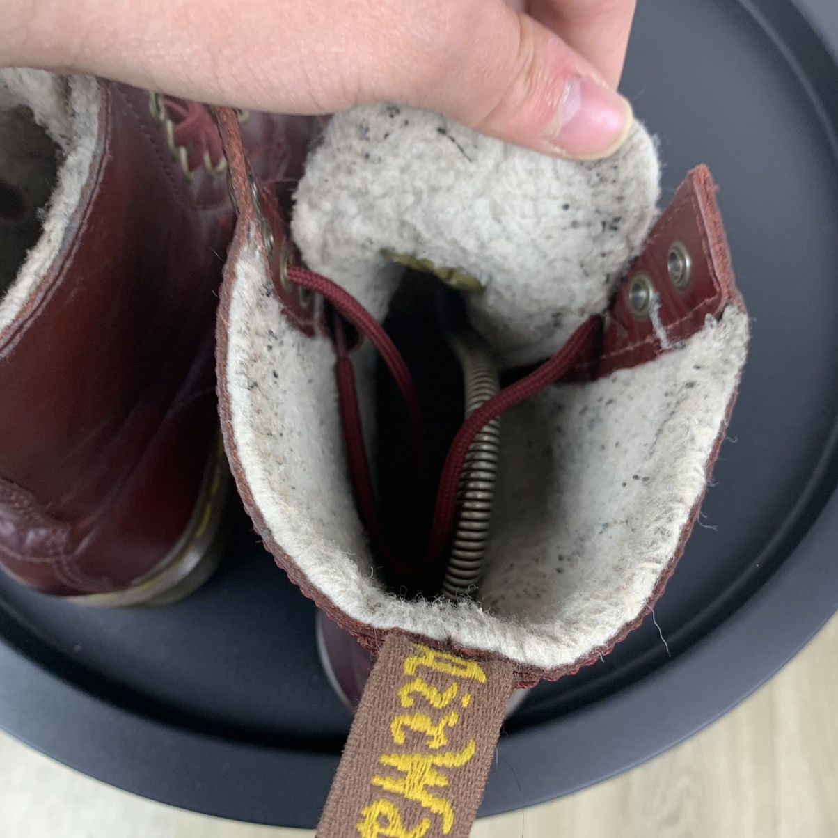 Dr. Martens Vintage Dr. Martens 1460 Serena Boots EU 38 Cherry Size US 7 / IT 37 - 9 Thumbnail