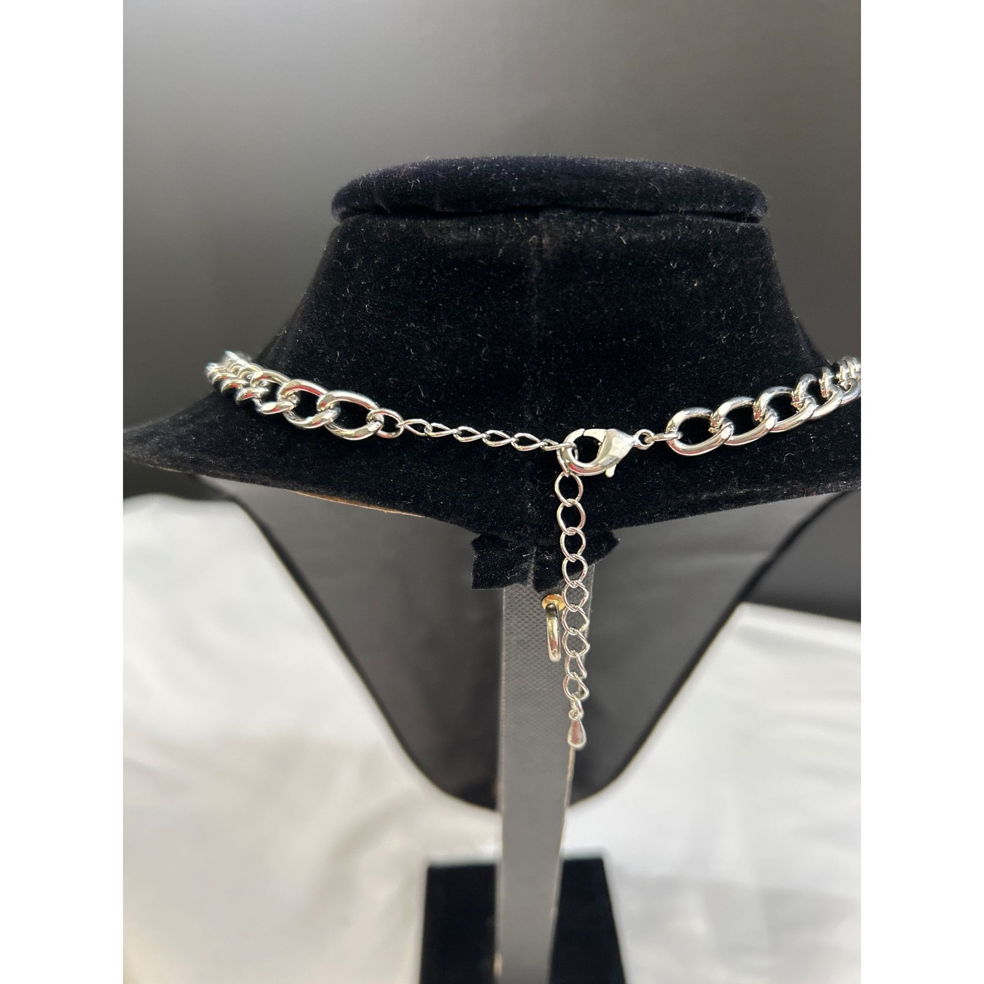 Other 3 Pcs/set women rhinestone Necklace, braclet and clip on e Size ONE SIZE - 5 Thumbnail