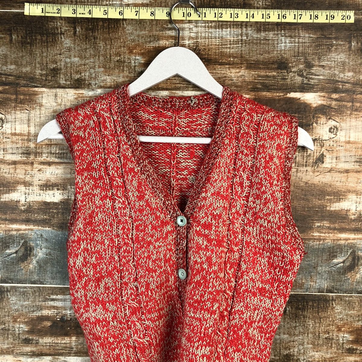 Japanese Brand Japanese Brand Red Vest #A1551 Size XS / US 0-2 / IT 36-38 - 5 Thumbnail