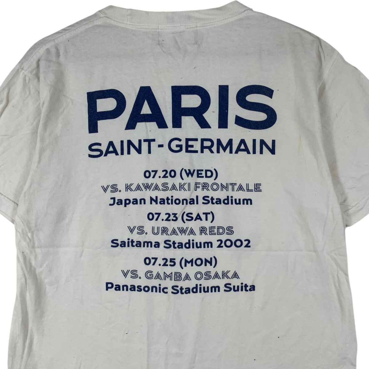 Champion PARIS SAINT GERMAIN 2022 Japan Tour Summer Tee Shirt Top Size US M / EU 48-50 / 2 - 6 Thumbnail