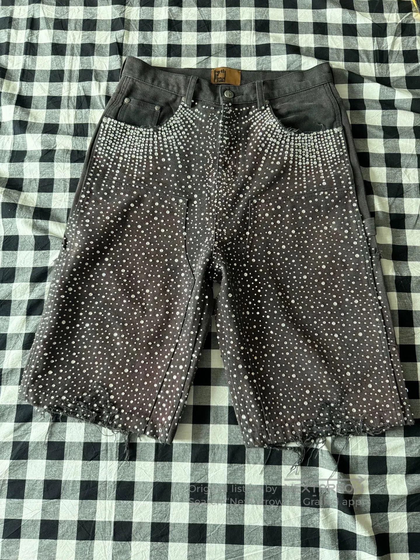 Royal Child Laser Rhinestone Cargo Pants.