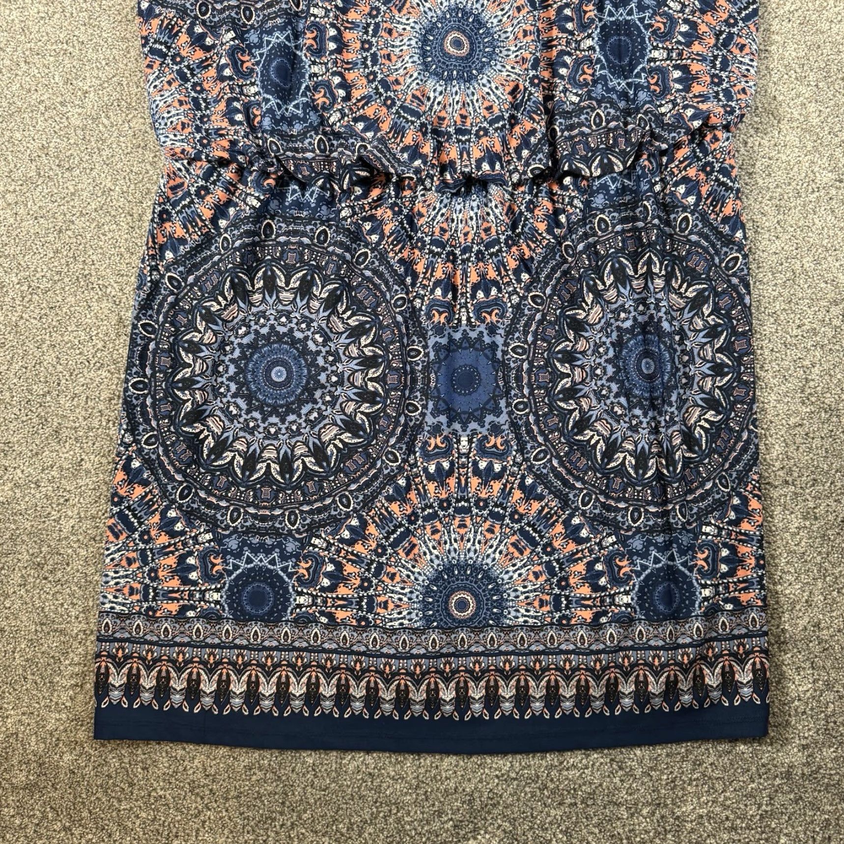 Vintage Maurices Dress Plus Sz 2 Knee Length Mandalas Boho Festival Summer Indie Casual Dress Size XXL / US 16-18 / IT 52-54 - 5 Thumbnail