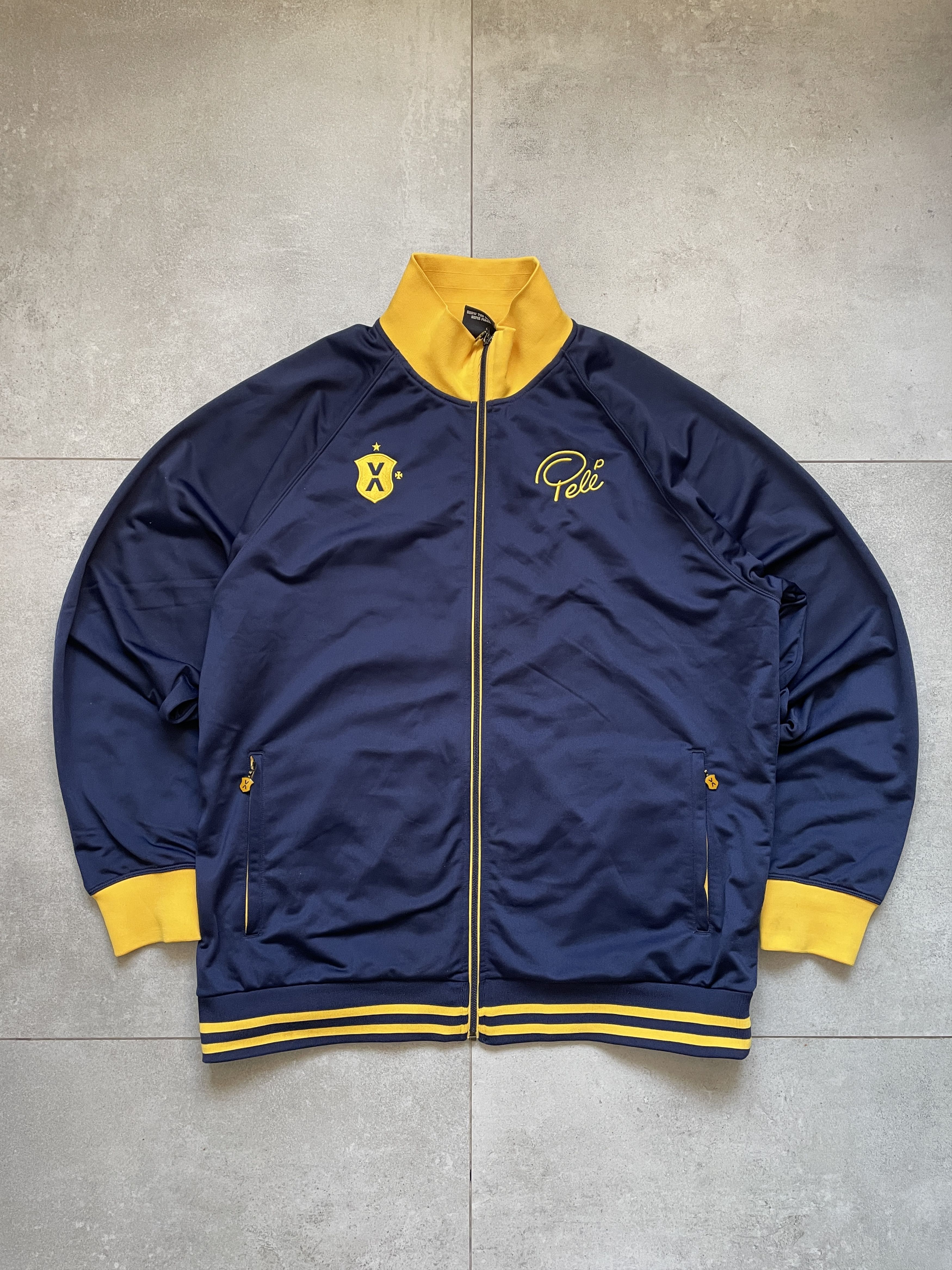 Other PELE NAVY ZIP TRACKTOP BLOKECORE SOCCER Size US XXL / EU 58 / 5 - 1 Thumbnail