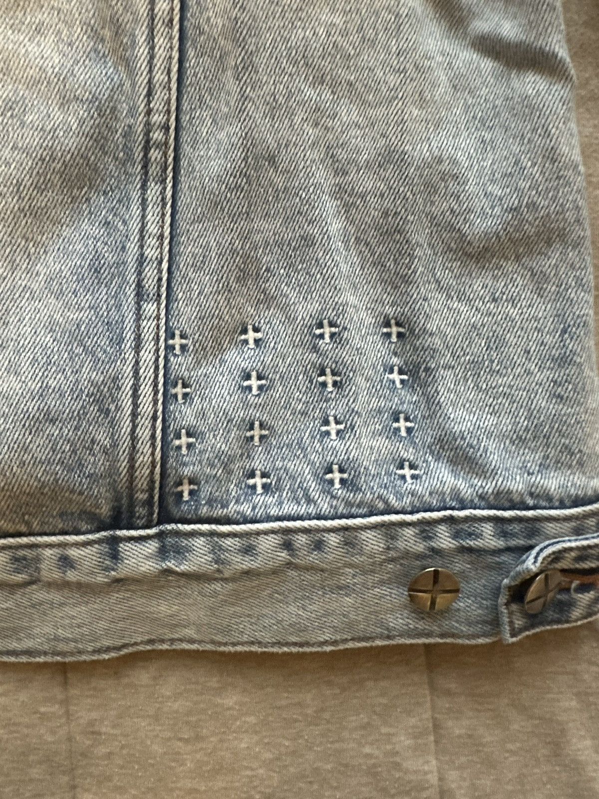 Ksubi Ksubi Acid Washed Denim Jacket Size US XL / EU 56 / 4 - 8 Thumbnail