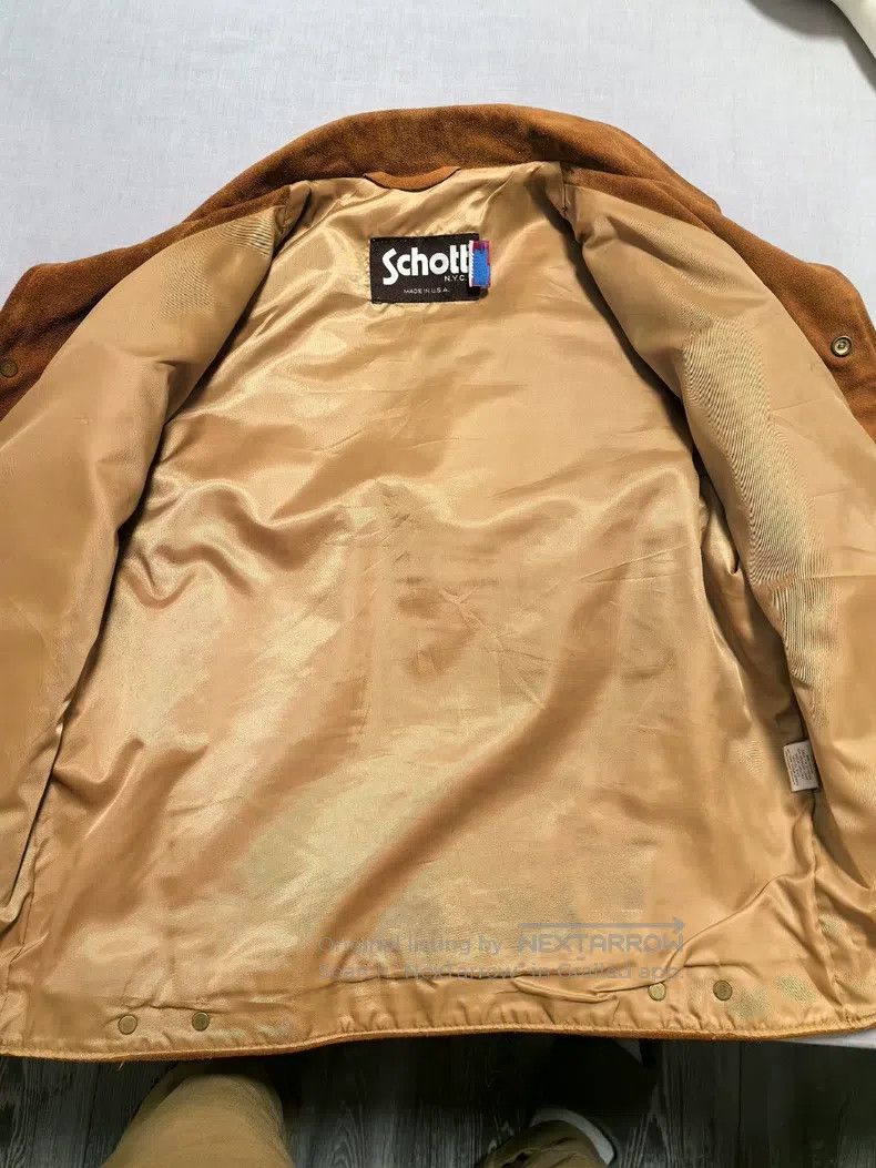 Schott Schott Suede denim jacket Size US XS / EU 42 / 0 - 4 Thumbnail