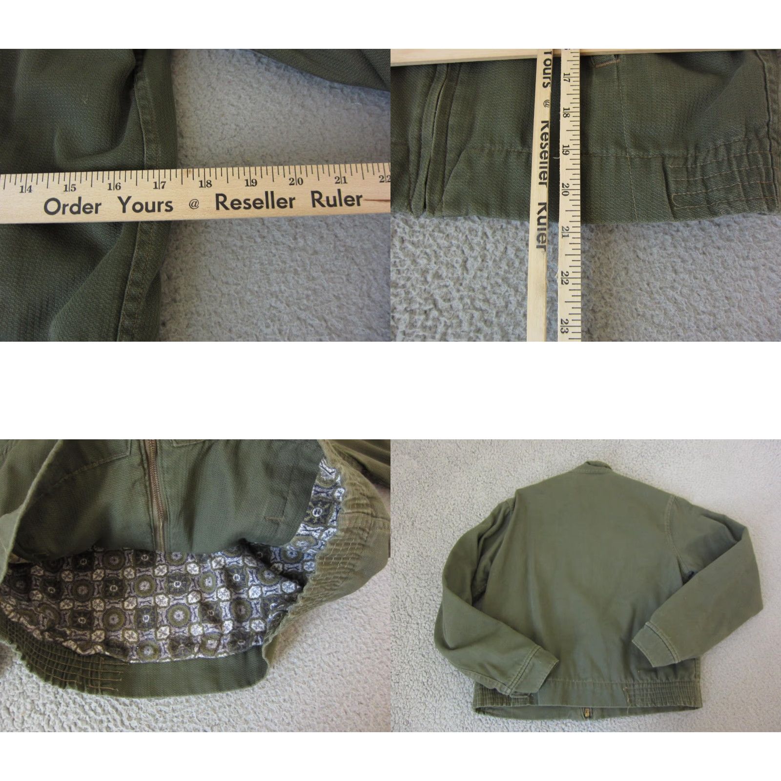 Vintage VINTAGE J. C. Penney Jacket Womens Large 16 Green Canvas Farmer Chose Full Zip Size XXL / US 16-18 / IT 52-54 - 8 Thumbnail