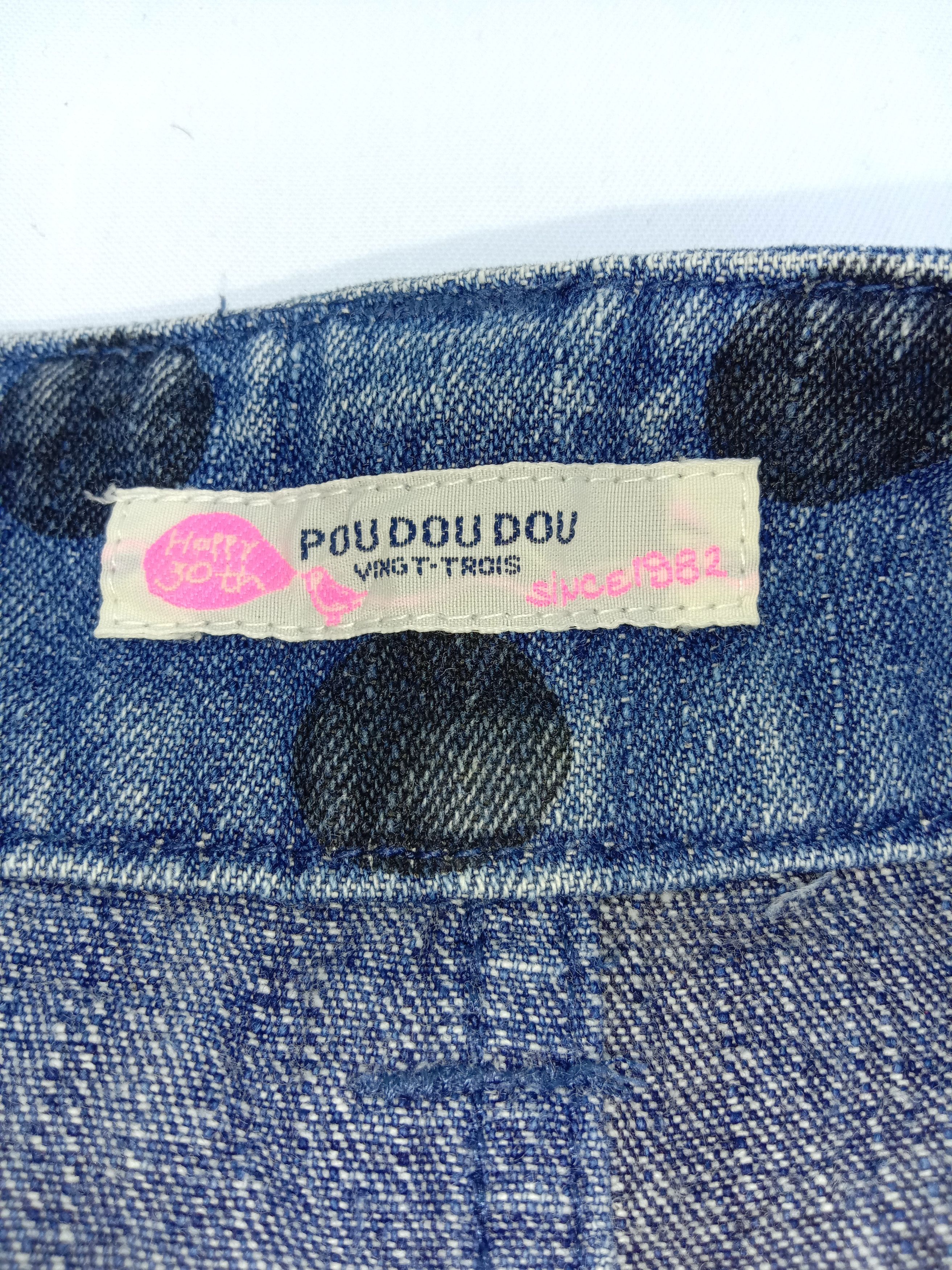 Japanese Brand Vintage Japanese Pou Dou Dou Polkadot Jeans Size 31" - 12 Thumbnail
