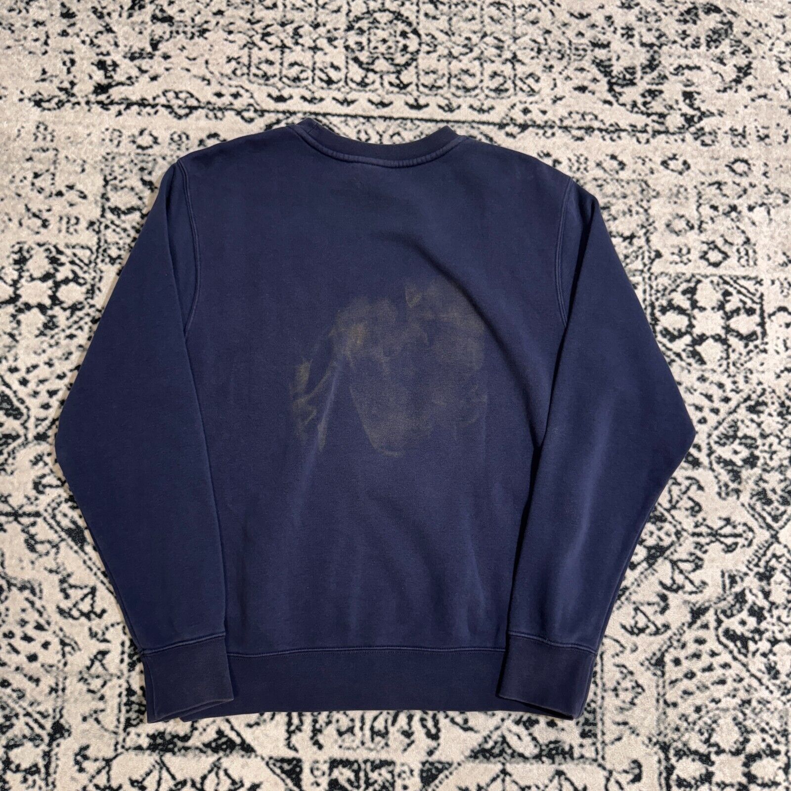 Nike × Vintage Vintage Nike Unisex Navy Cotton Crewneck Size S Y2K Club 90s Size US S / EU 44-46 / 1 - 9 Thumbnail