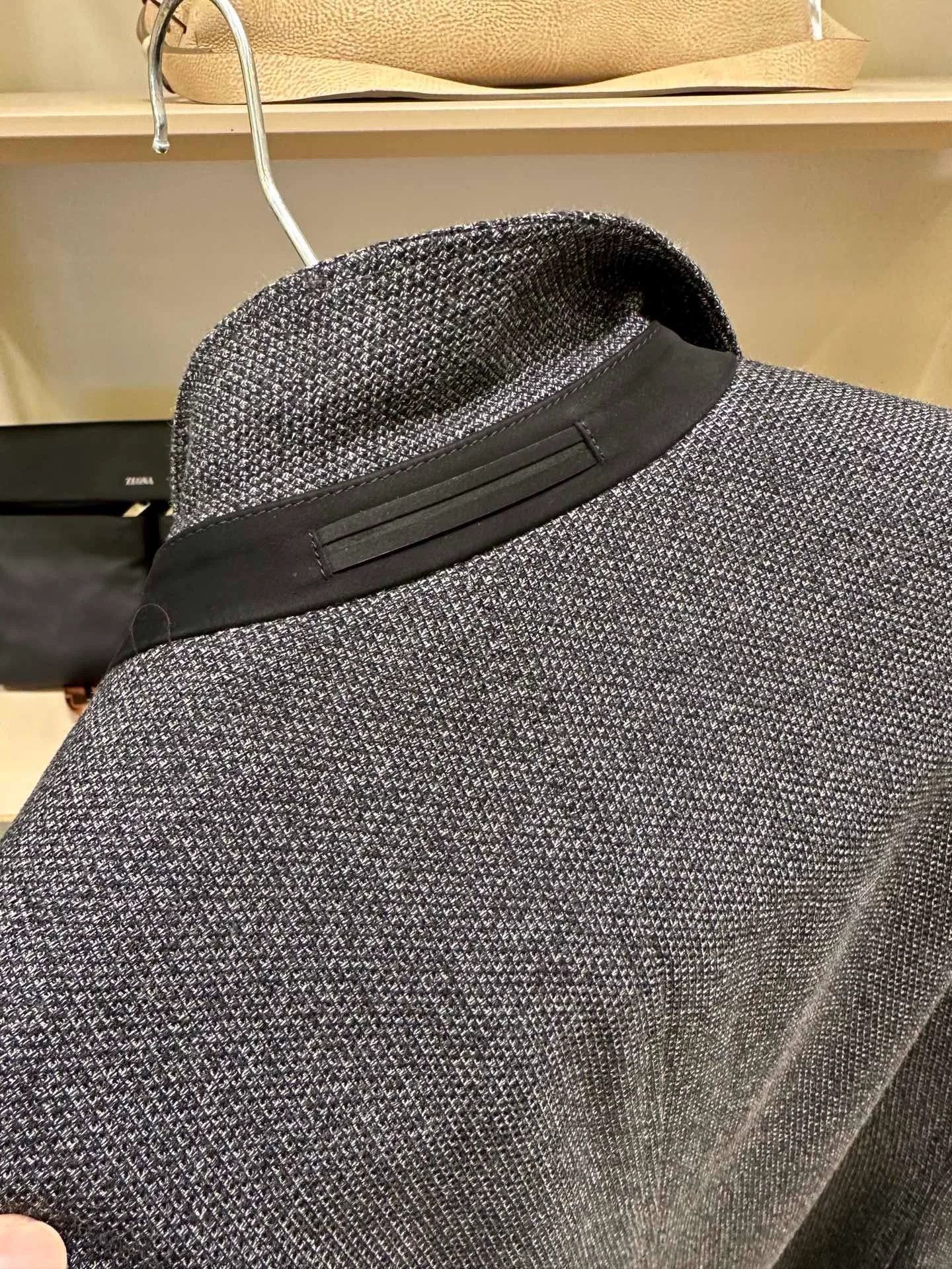 Ermenegildo Zegna Zegna Men's Gray Blazer Size US M / EU 48-50 / 2 - 7 Thumbnail