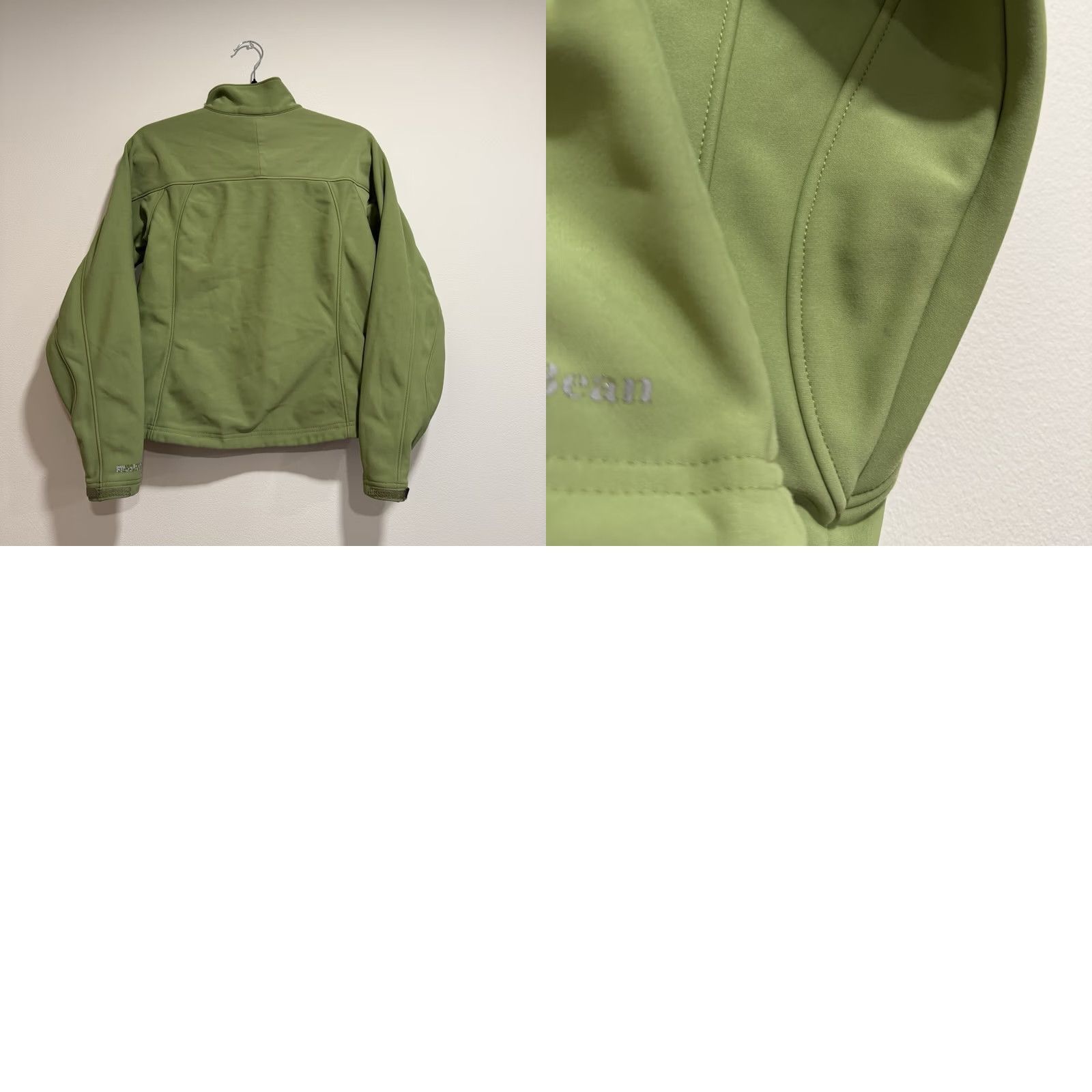 Vintage L.L. Bean Soft Shell Wind Stopper Jacket Zip Women S Green 0AKM4 Size S / US 4 / IT 40 - 11 Thumbnail
