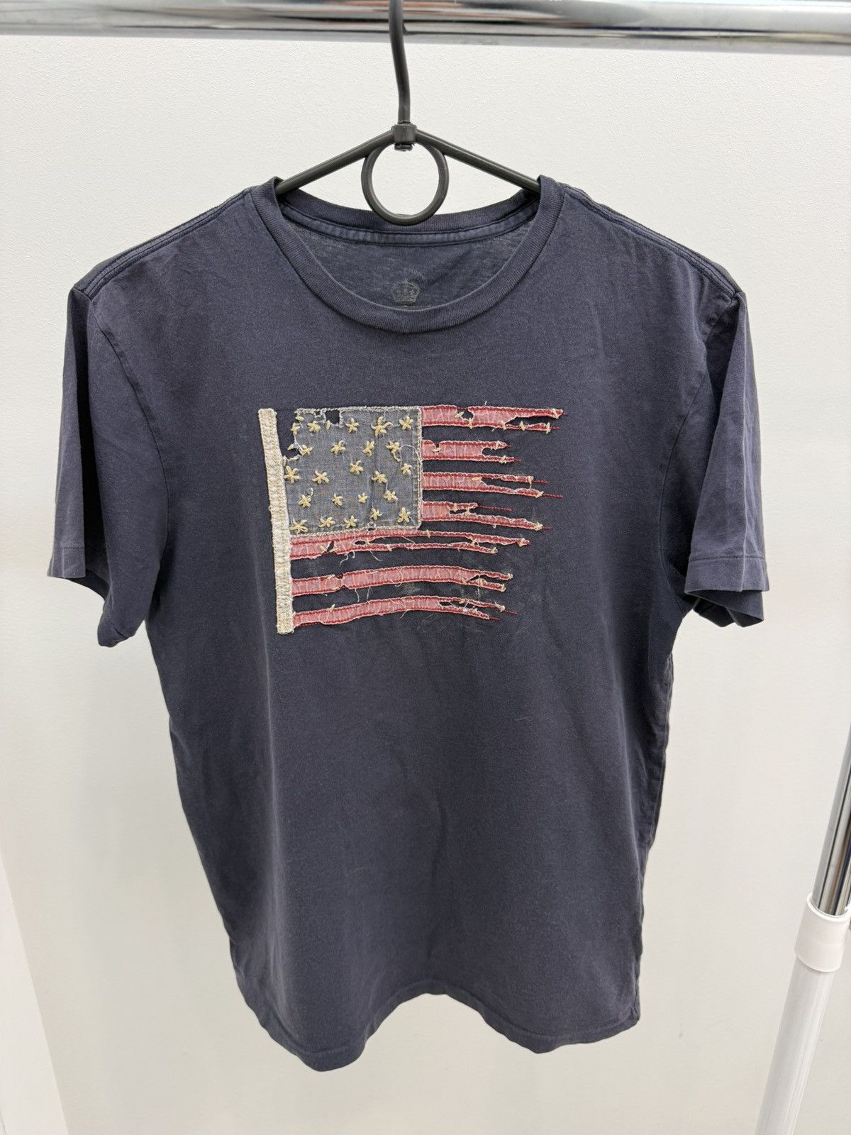 Polo Ralph Lauren Polo Ralph Lauren Vintage T Shirt With American Flag Size US S / EU 44-46 / 1 - 1 Thumbnail