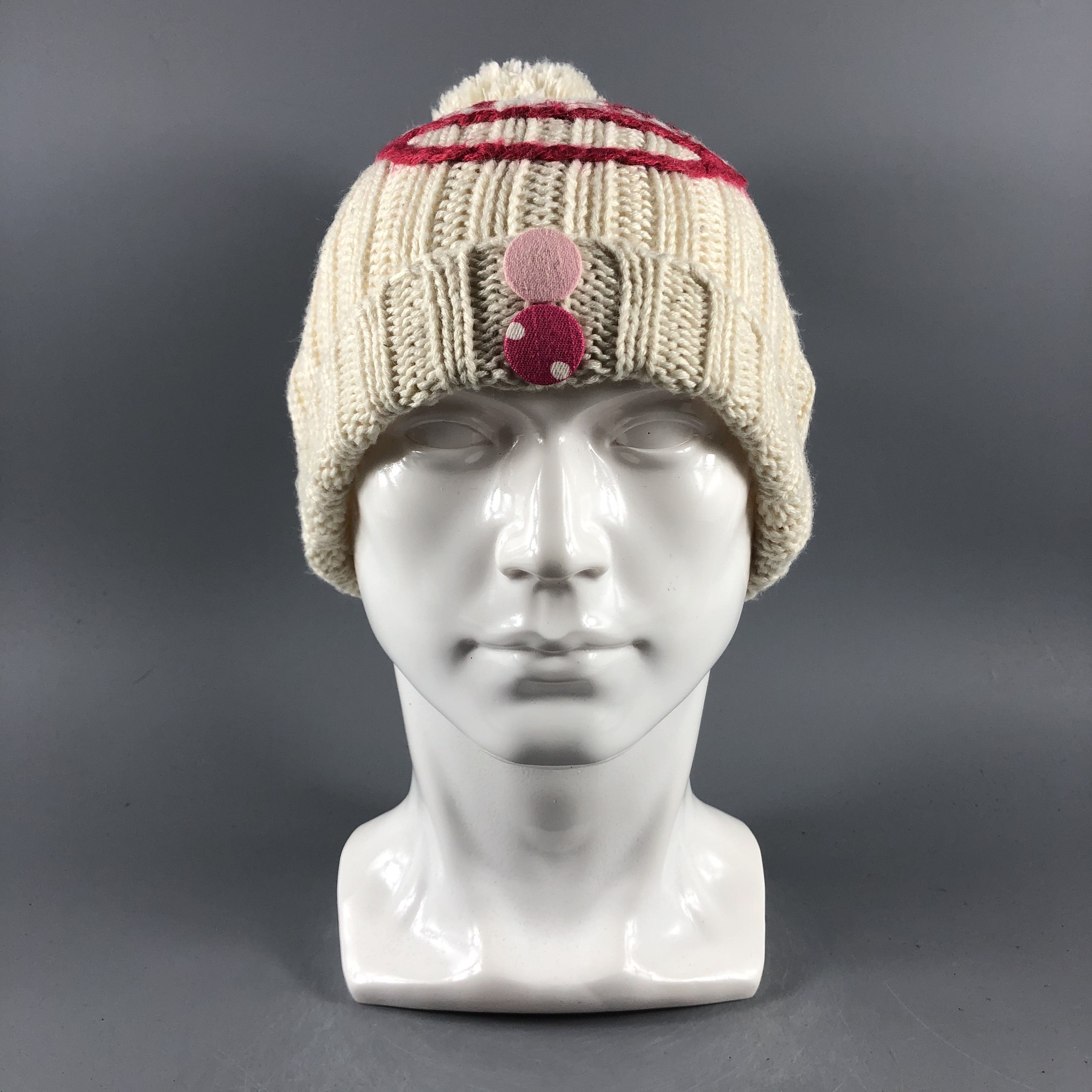 Japanese Brand × Vintage Unknown Smile Knit Beanie Snow Hat Snow Cap -D019 Size ONE SIZE - 1 Thumbnail