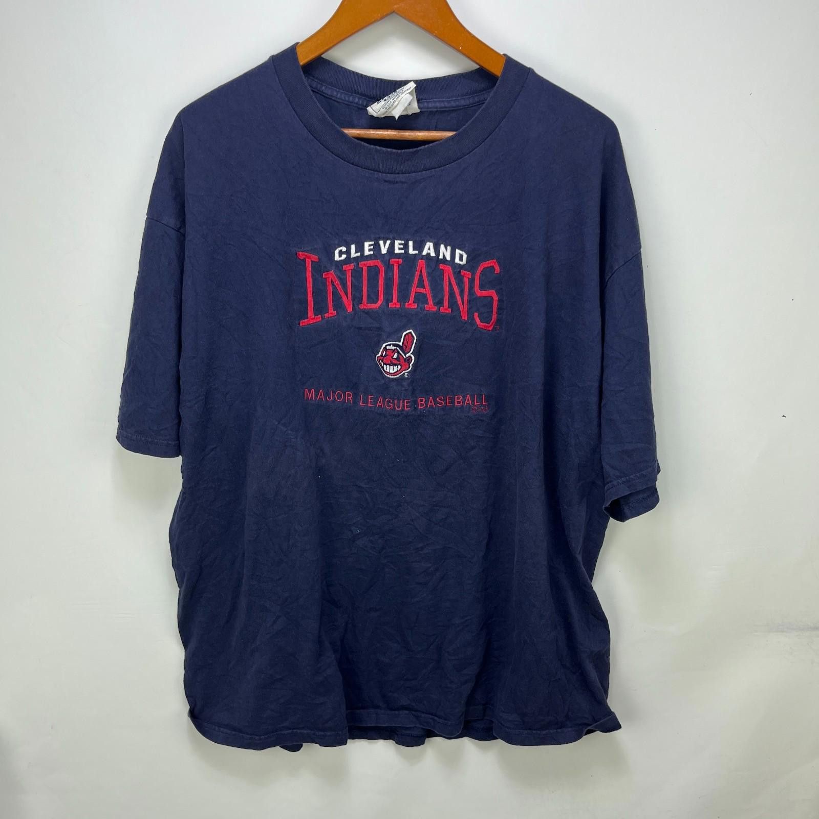 Lee Vintage 90s Cleveland Indians MLB Sun Faded T-Shirt 2XL Size ONE SIZE - 1 Thumbnail