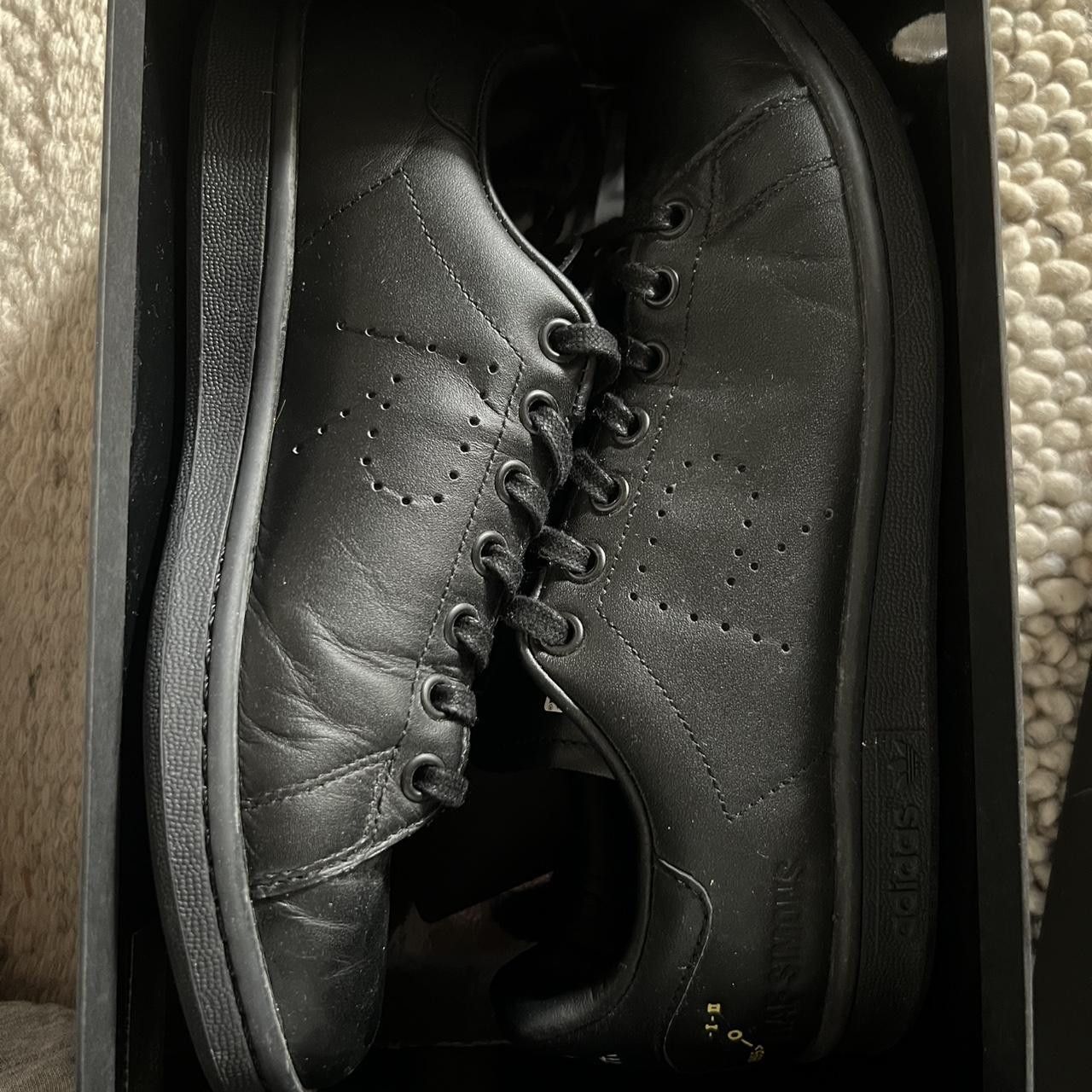 Raf Simons 【RAF SIMONS x ADIDAS】Black Stan Smith Sneakers Size US 6.5 / EU 39-40 - 4 Thumbnail