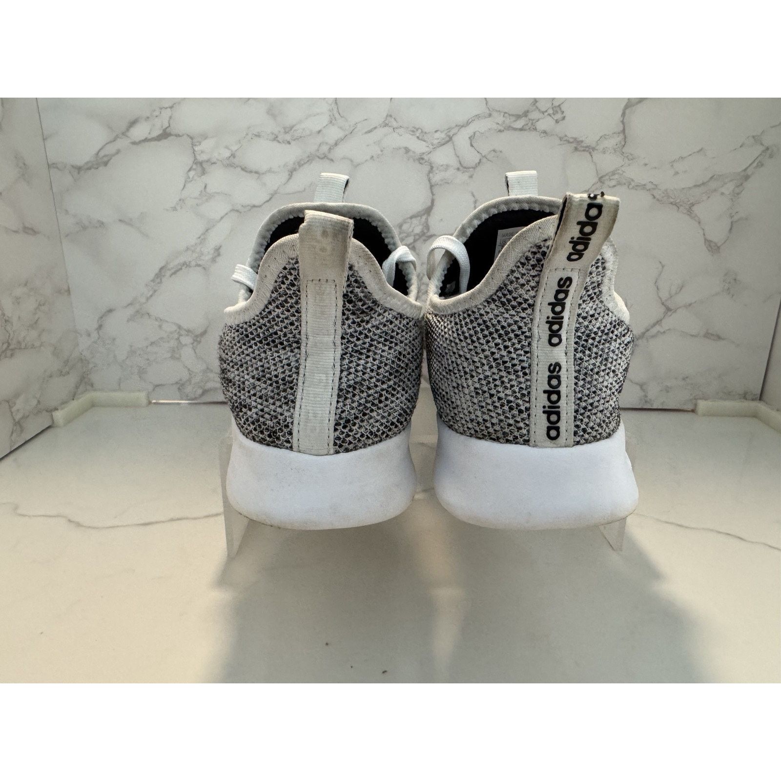 Adidas Adidas Cloudfoam Pure Comfort Running Shoe White & Black Size US 6 / IT 36 - 4 Thumbnail