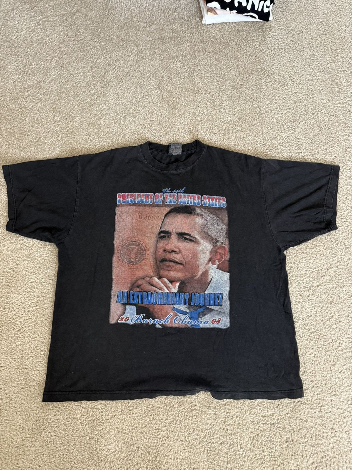 Rap Tees × Vintage vintage boxy barack obama rap tee Size US XL / EU 56 / 4 - 1 Thumbnail