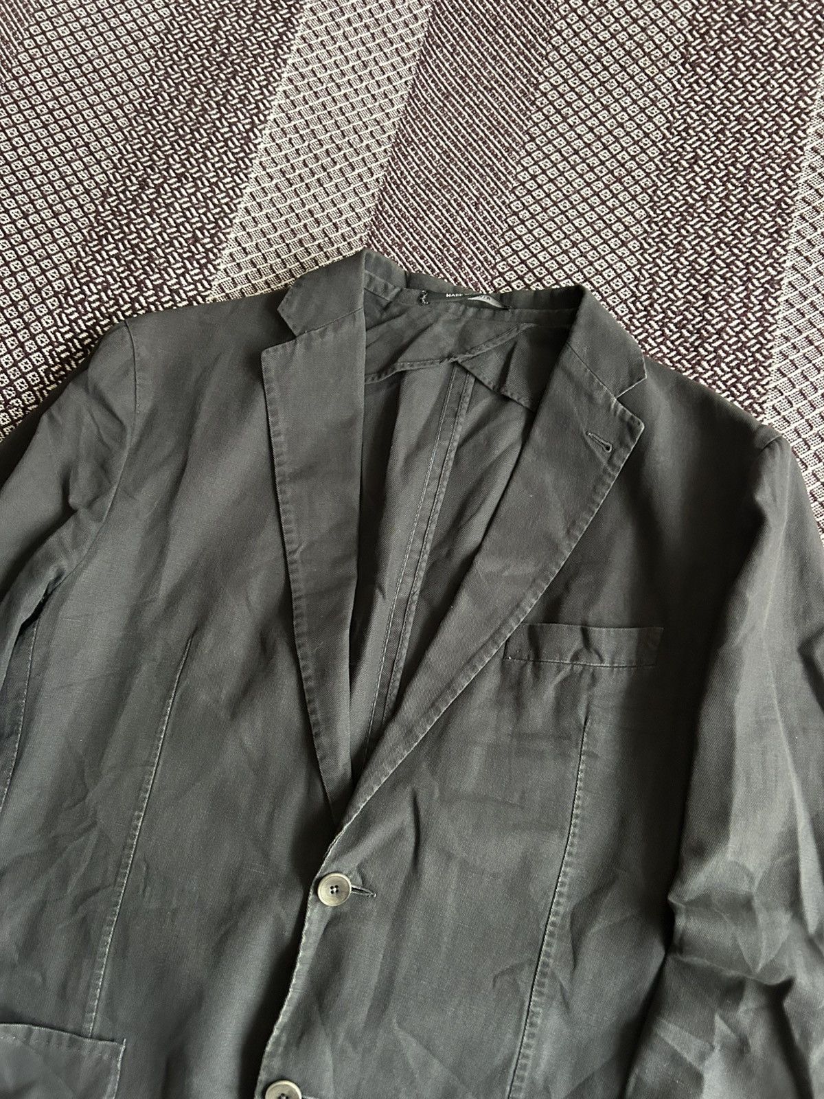 Tagliatore Tagliatore Cotton & Linen Men’s Blazer Avantgarde 50R Italy Size 50R - 7 Thumbnail