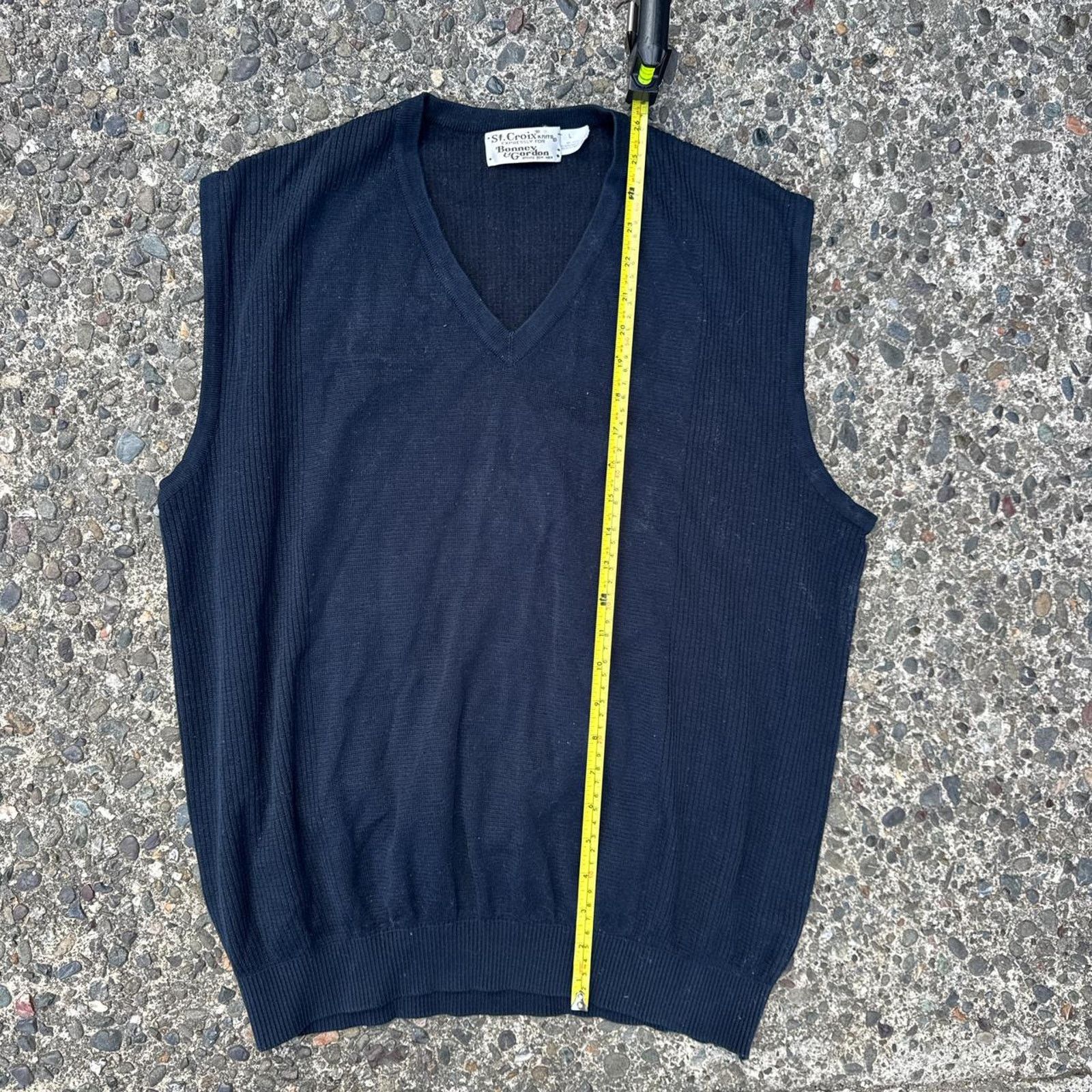 Vintage Vintage 90s St. Croix Bonney & Gordon Sweater Vest –Sz Large Size US L / EU 52-54 / 3 - 5 Thumbnail