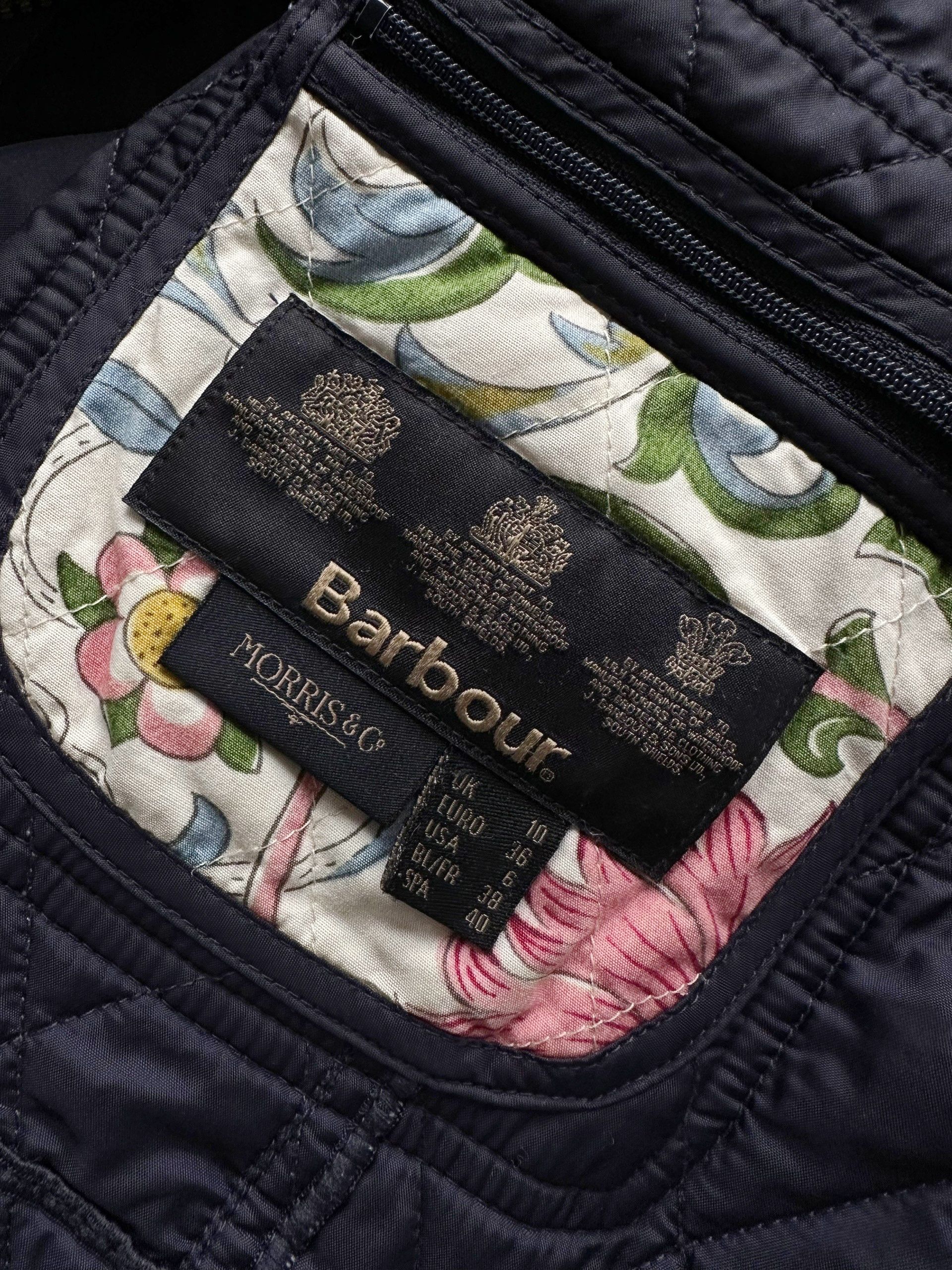 Barbour Barbour x Morris & Co navy utility quilt jacket Size M / US 6-8 / IT 42-44 - 4 Thumbnail