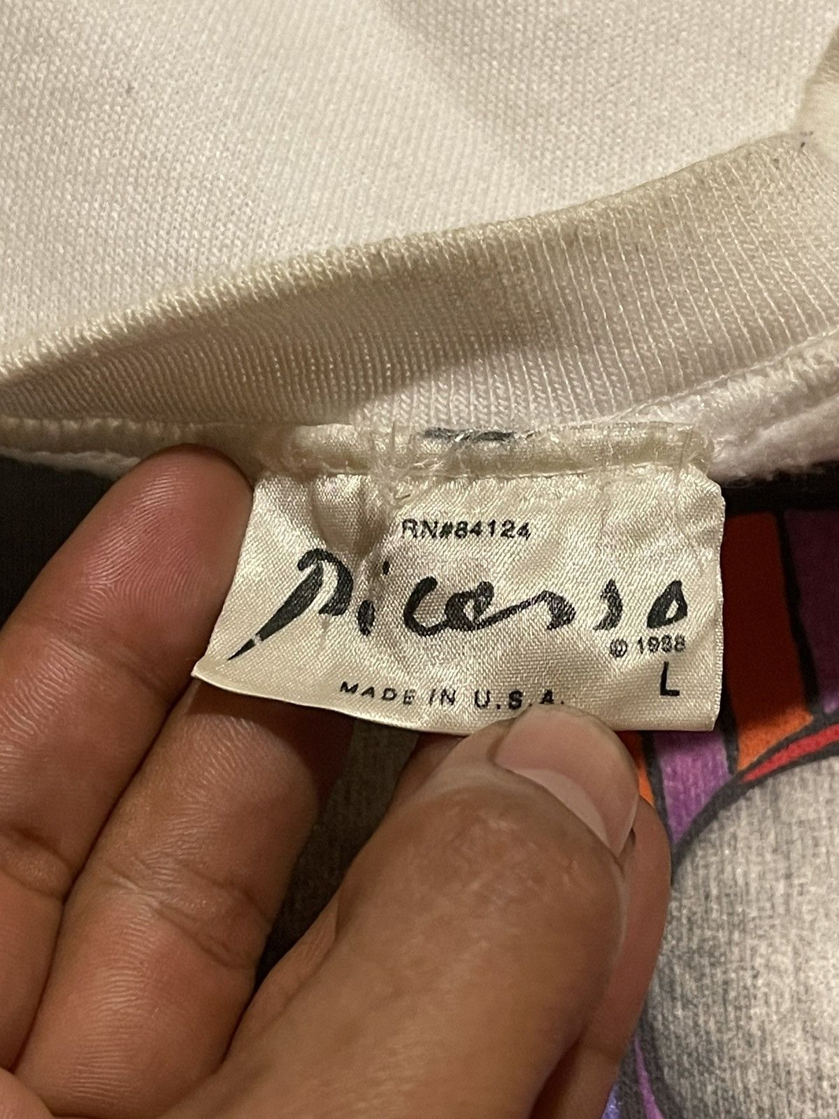 Ralph Marlin Vintage 80’s Picasso Sweatshirt Size US L / EU 52-54 / 3 - 4 Thumbnail