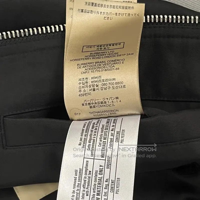 Burberry Burberry Black Men's Jacket with Logo Details. Size US L / EU 52-54 / 3 - 8 Thumbnail