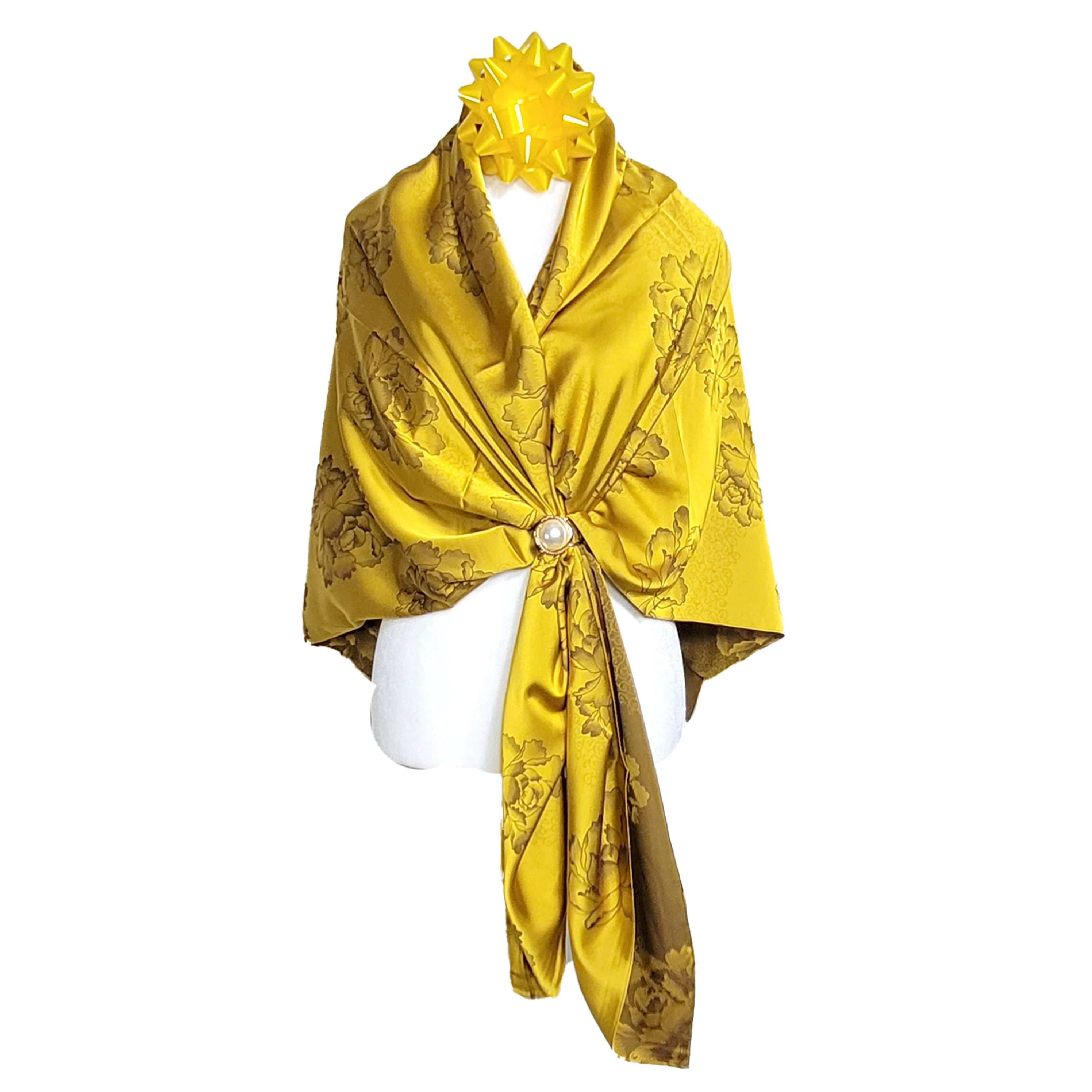 Other NWT Double-Sided Silk Scarf 52"x52" Large Square Wrap 3003 Size ONE SIZE - 9 Thumbnail