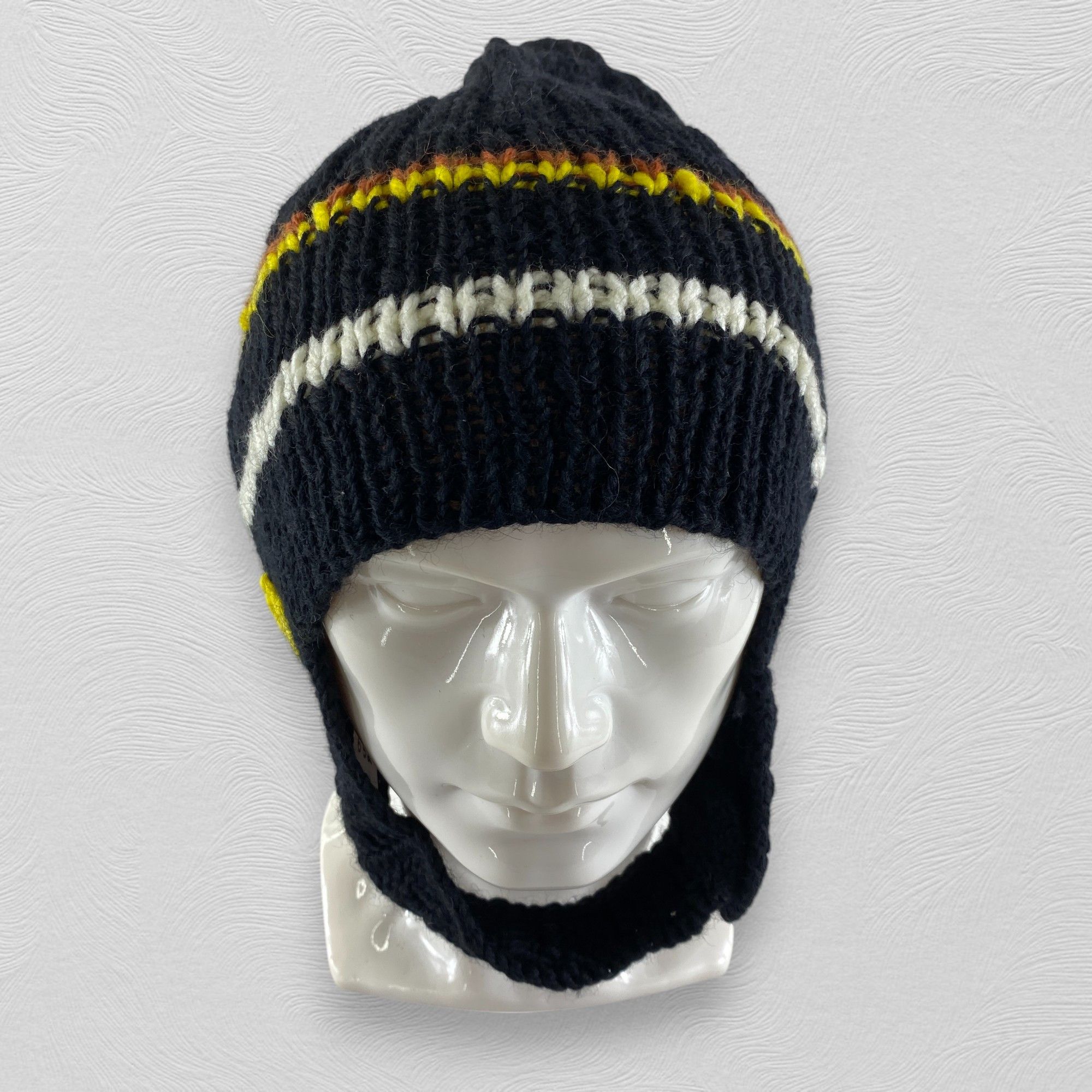 Japanese Brand Rare Stripes Snow Cap Hat Beanie BN652 Size ONE SIZE - 2 Thumbnail