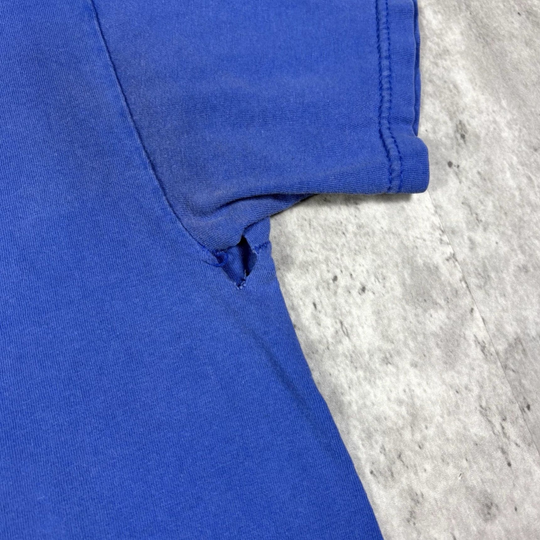 Vintage VINTAGE Alstyle T-Shirt Blue XL Men Short Sleeve Round Neck Funny 80s Cartoon 90s Smurf Quote Text Humor Comedy Size US XL / EU 56 / 4 - 5 Thumbnail