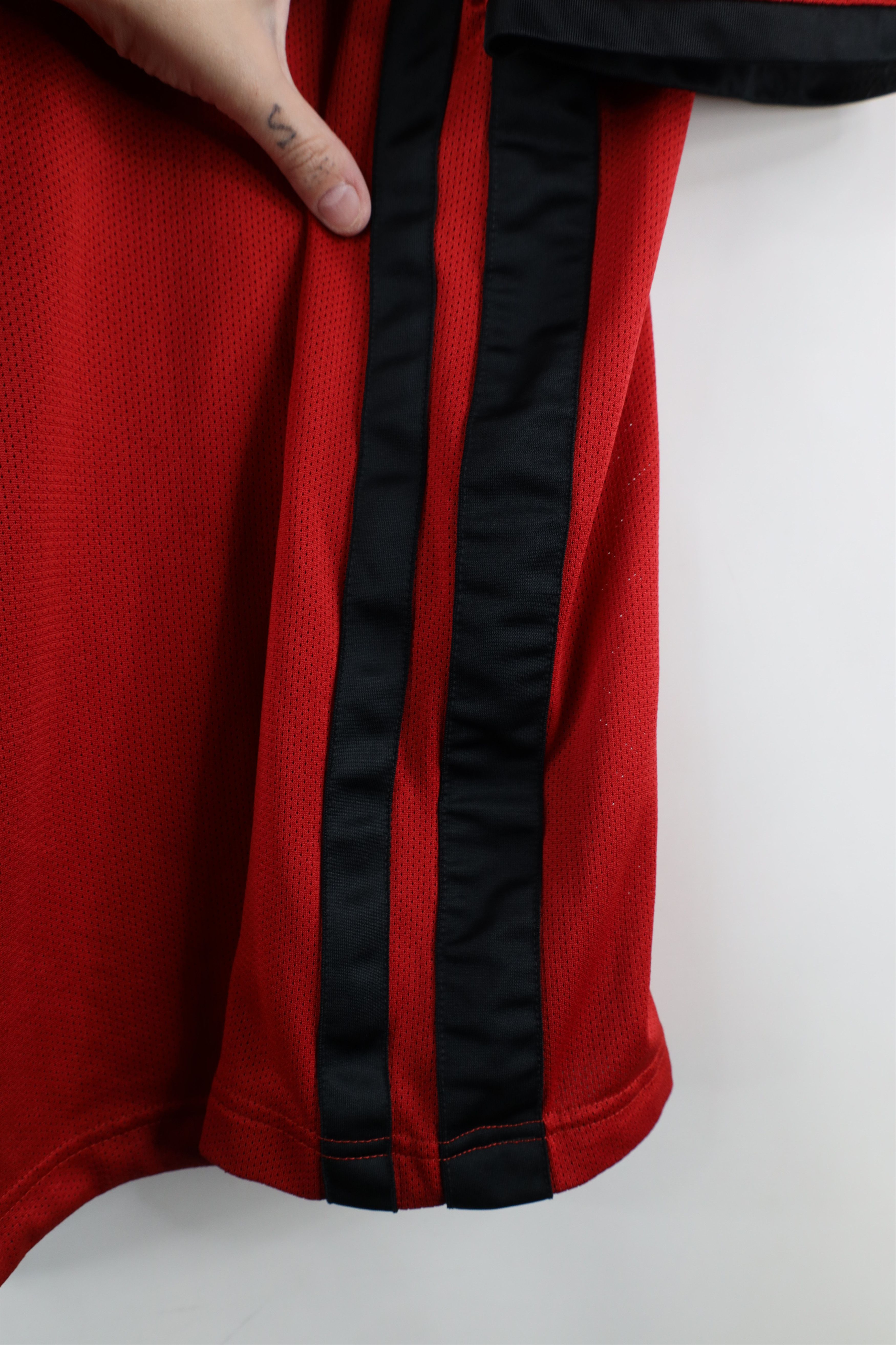 Nike × Vintage Vintage 90s Y2K Nike Mini Swoosh Spell Out Mesh T-Shirt Size US L / EU 52-54 / 3 - 7 Thumbnail