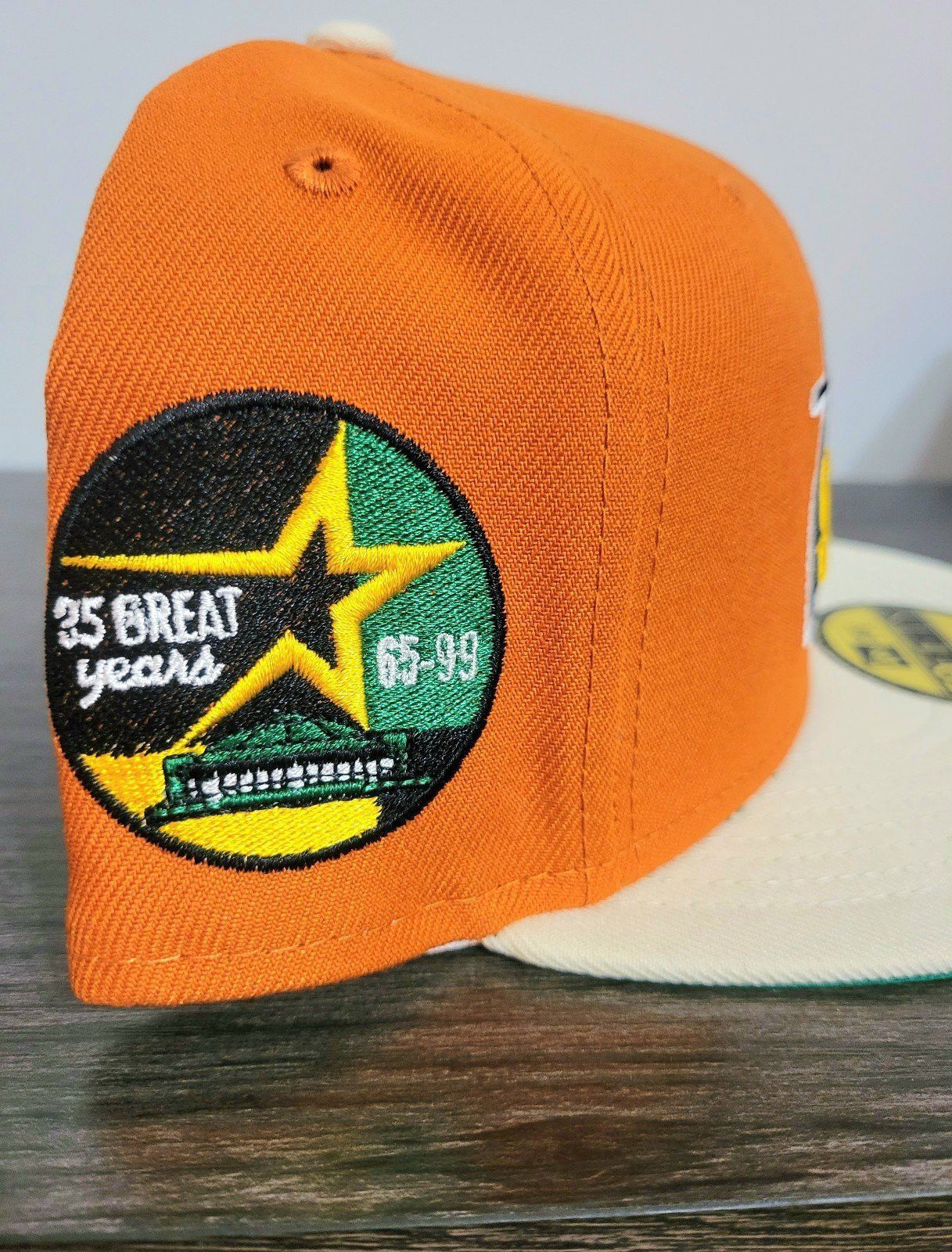 New Era *Firm* 7 5/8 City Jeans Houston Astros New Era Fitted Hat Size ONE SIZE - 3 Thumbnail