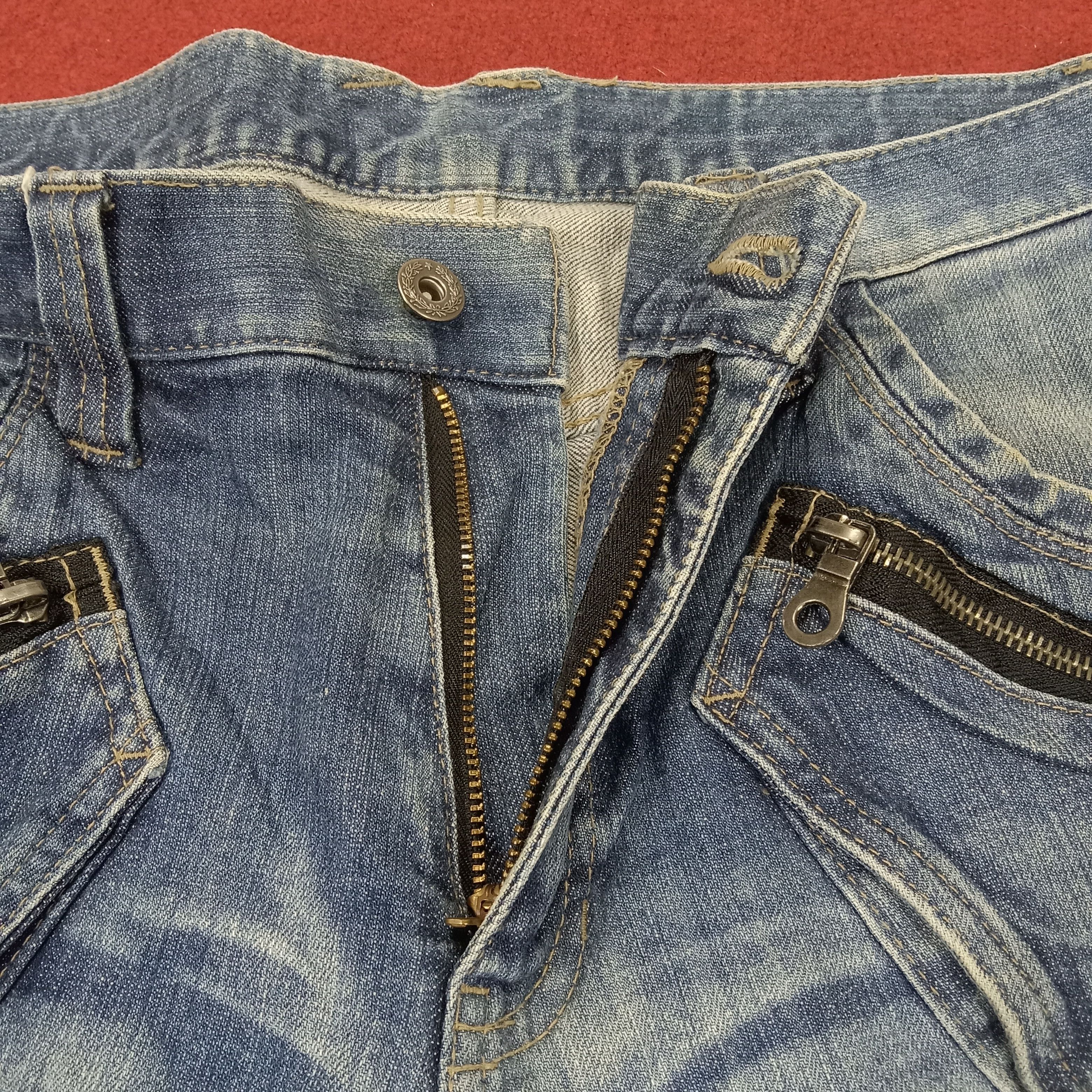 Japanese Brand × PPFM × Vintage PPFM Japanese Brand Streetwear Rock Punk Style Jeans Size US 31 - 12 Thumbnail