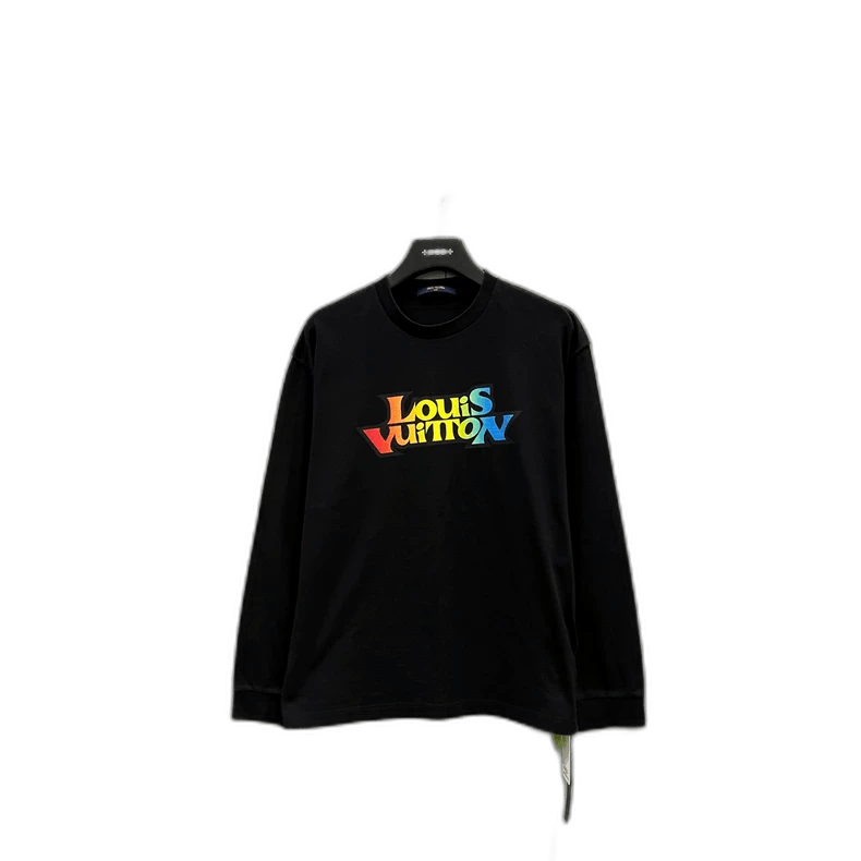 Louis Vuitton Louis Vuitton Long Sleeve Color Logo Shirt Size US M / EU 48-50 / 2 - 1 Thumbnail