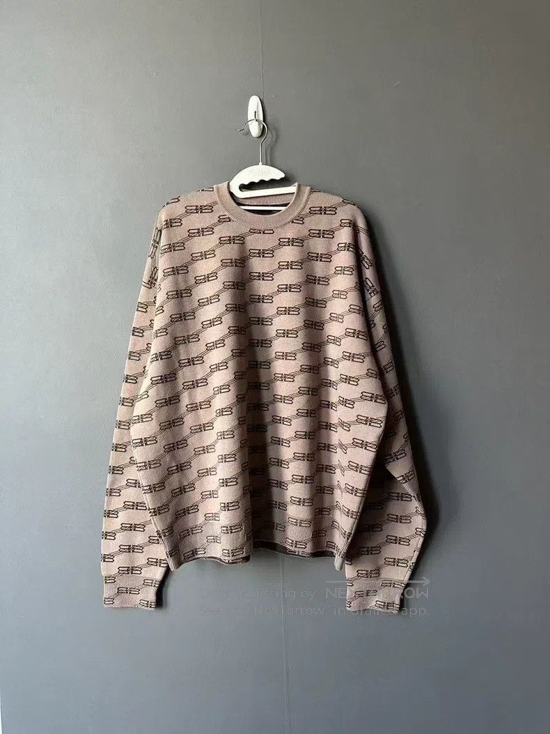 Other Balenciaga Lock buckle all-over print sweater Size US S / EU 44-46 / 1 - 4 Thumbnail
